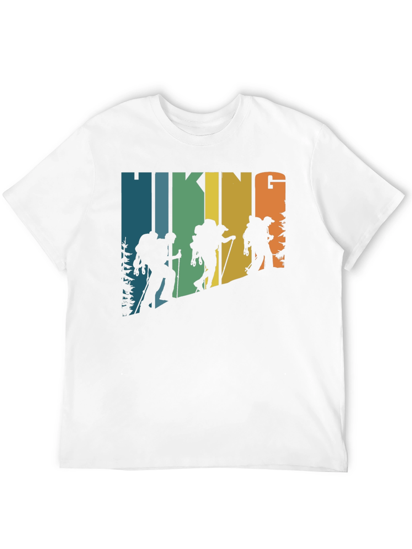 Black Hiking Retro T-Shirt Outdoor Adventure Tee view 12