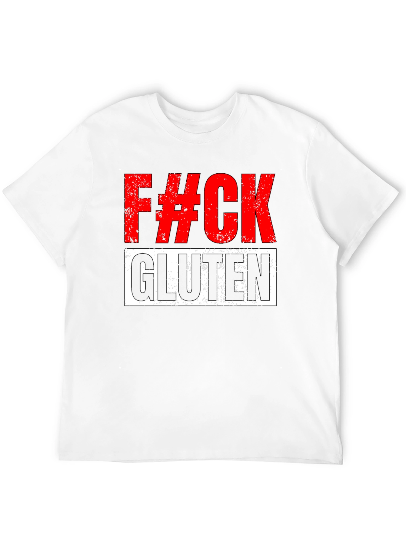 F#CK Gluten Graphic T-Shirt - Bold Statement Tee - 12