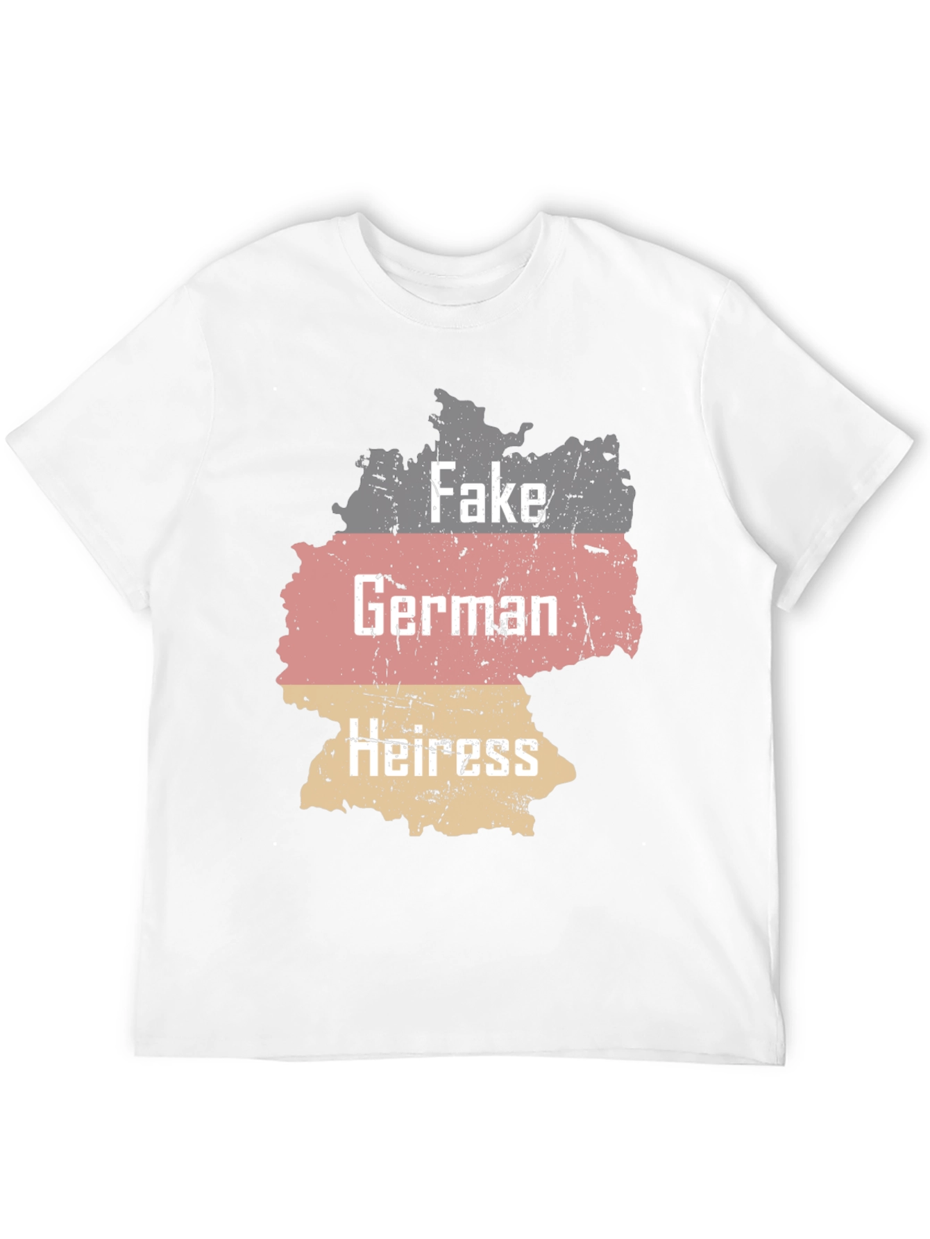 Black Fake German Heiress T-Shirt Funny Sarcastic Tee view 12