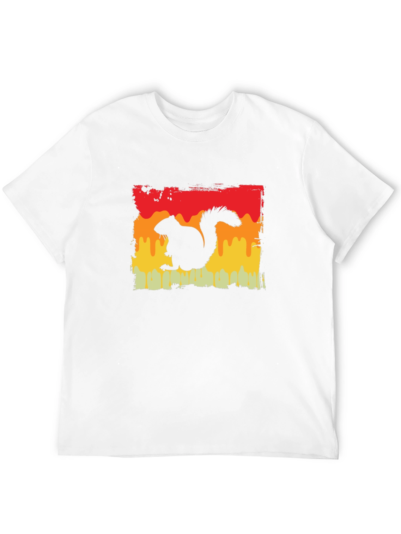 Black Retro Squirrel Graphic Tee - Black view 12