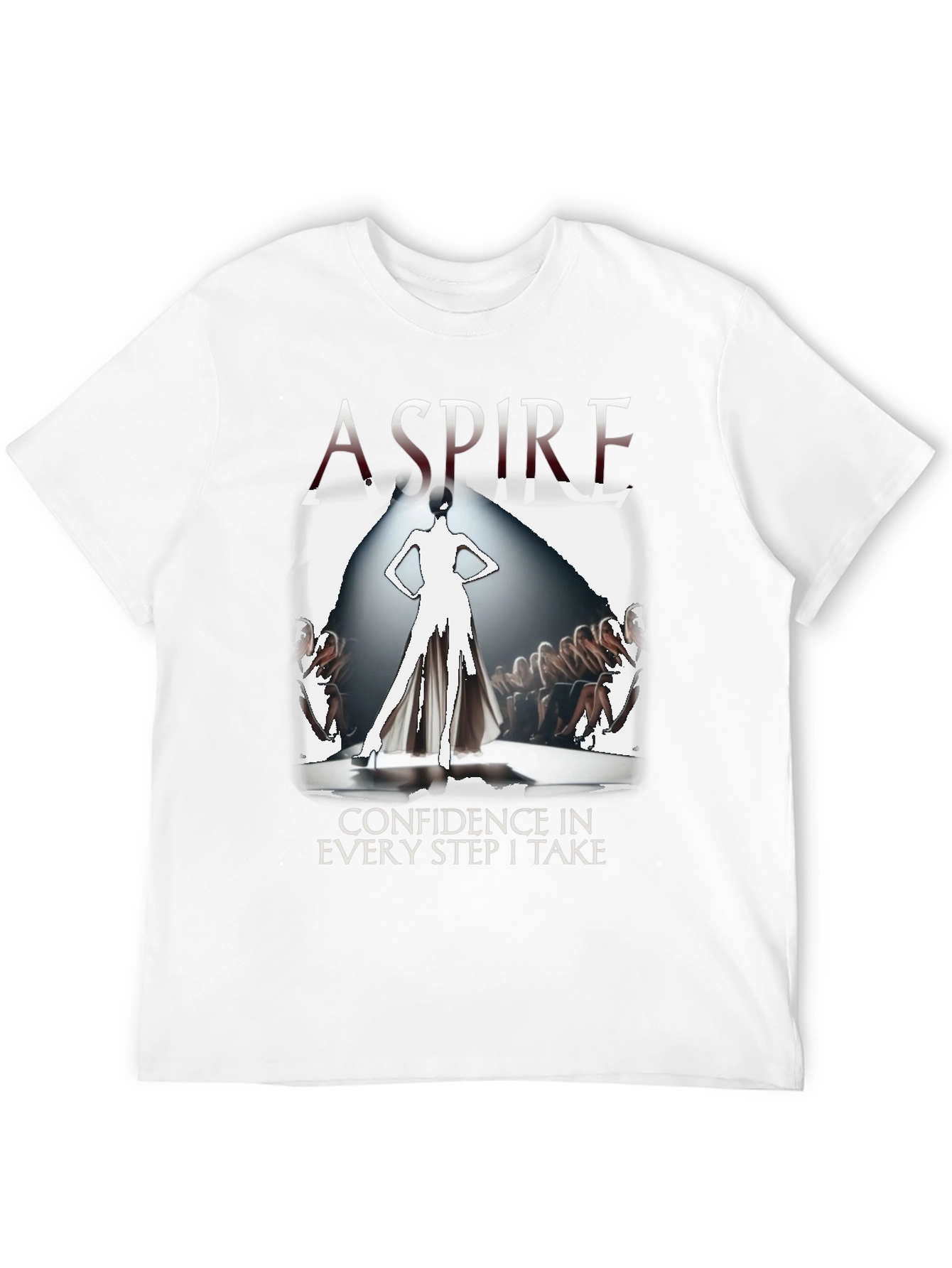 Black Aspire Confidence Graphic T-Shirt - Unisex view 12