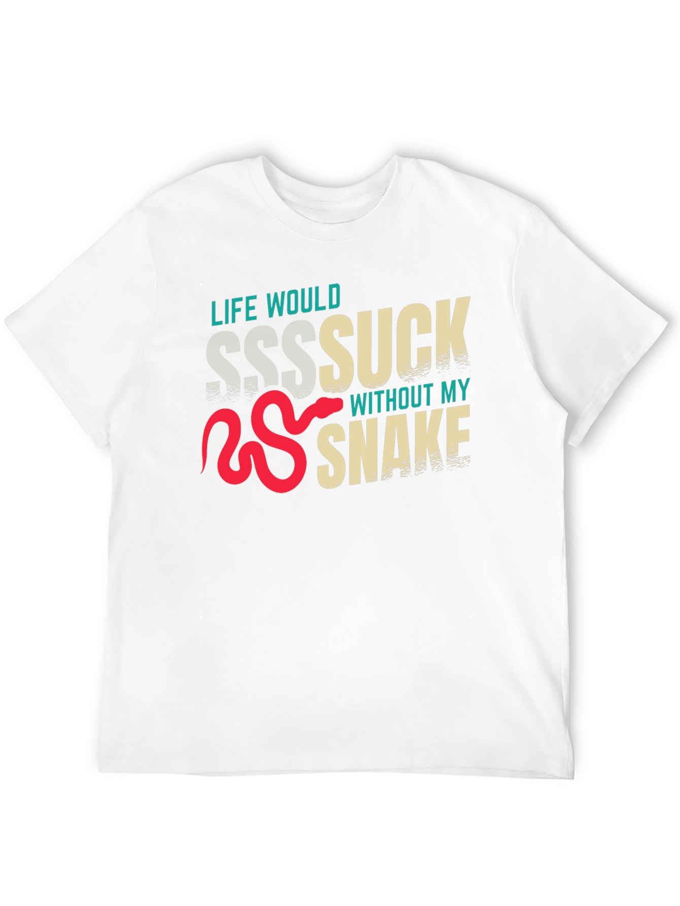 Black Life Would Sssuck Without My Snake T-Shirt view 12