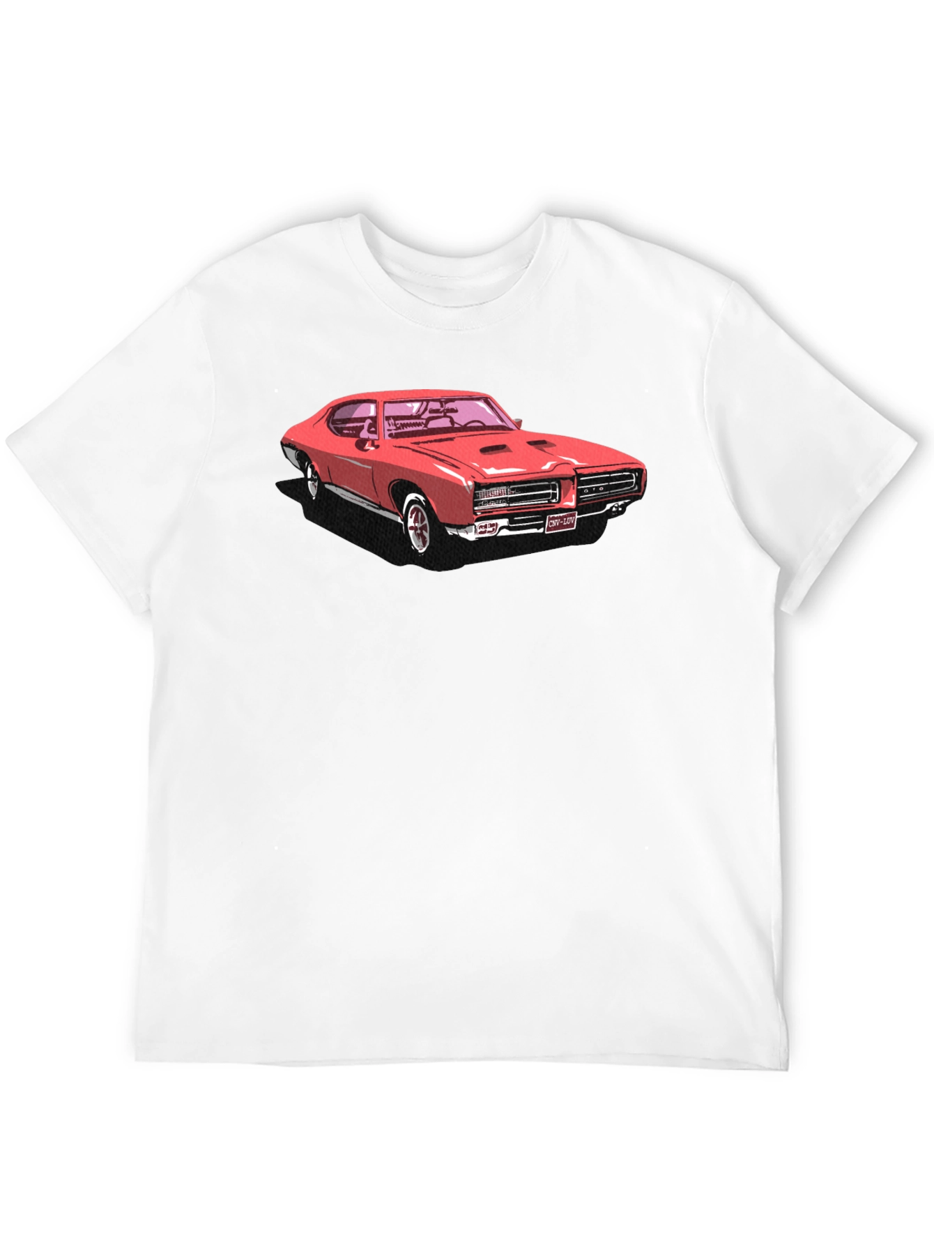 Black Classic Car Graphic Tee - Black view 12