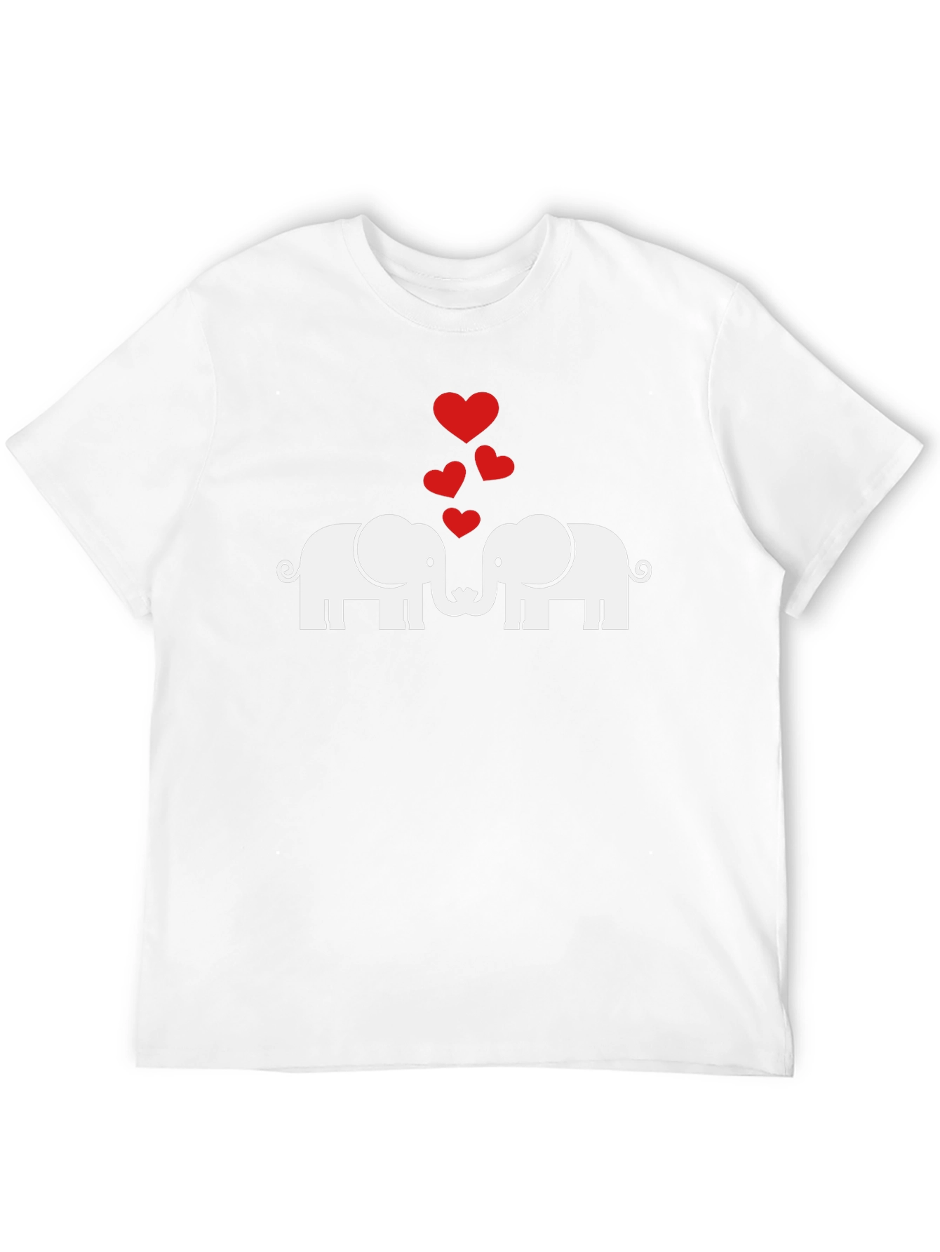 Black Elephant Love Graphic T-Shirt - Soft Cotton Blend view 12
