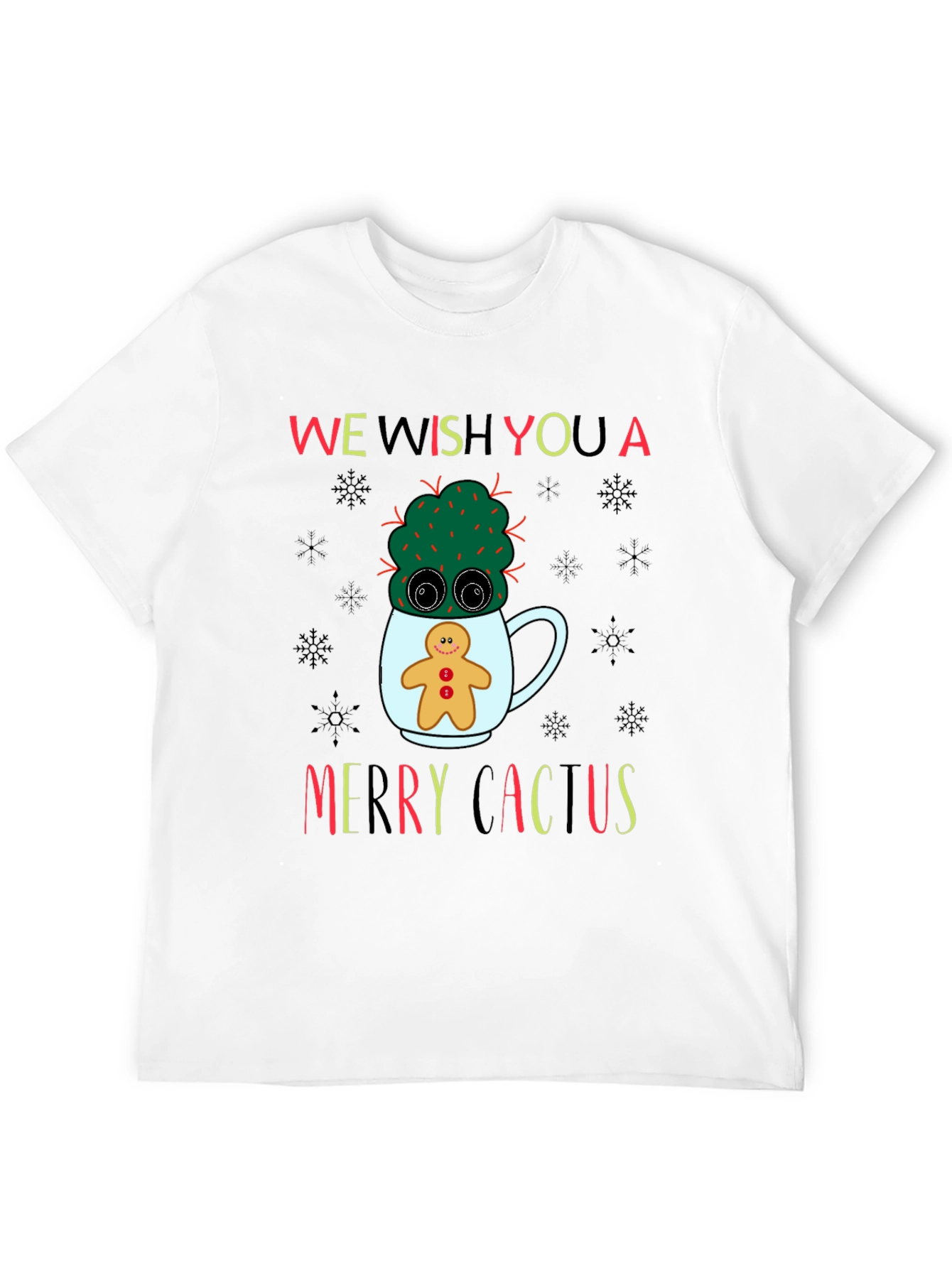 Merry Cactus Holiday T-Shirt - 12
