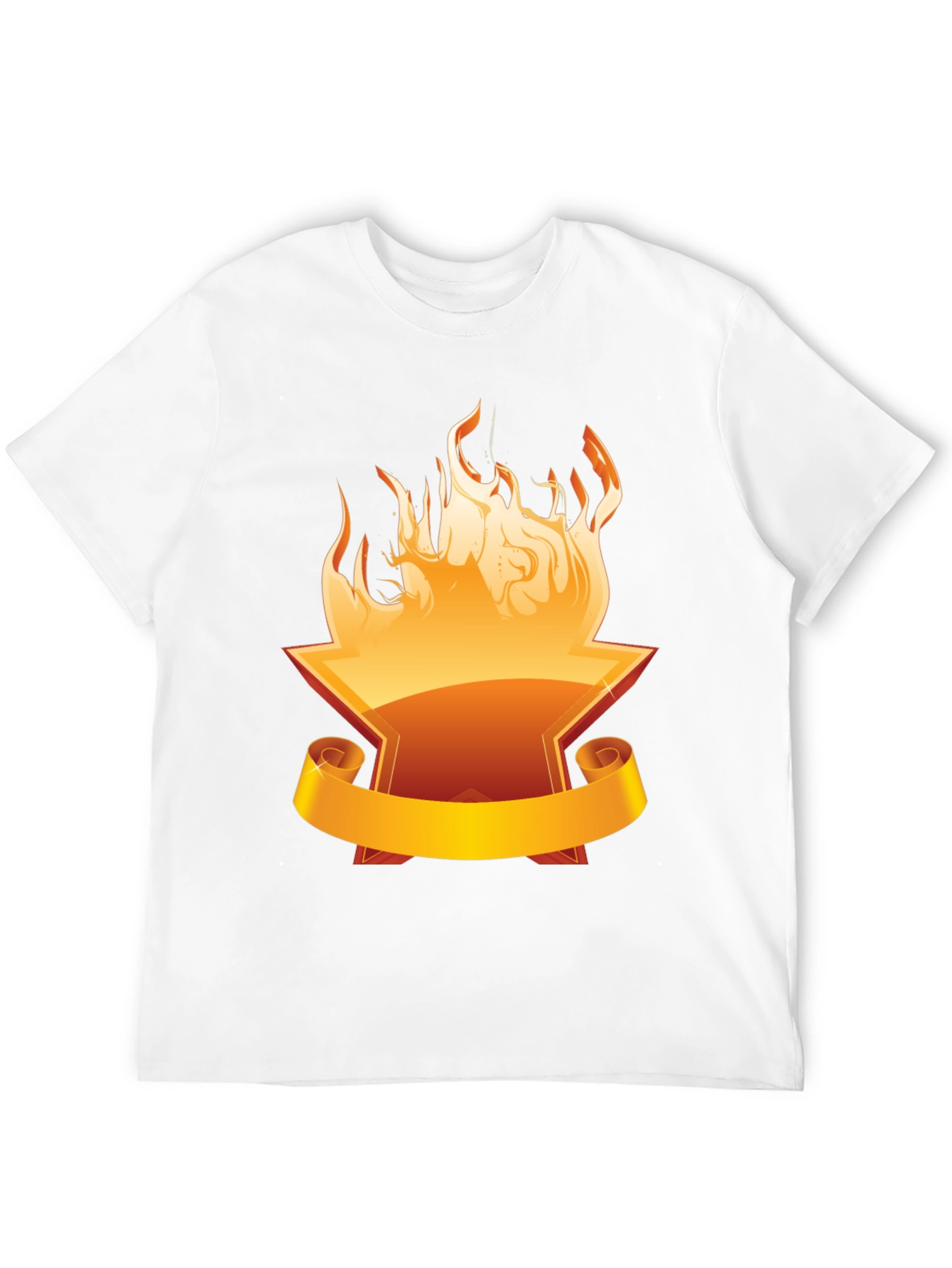 Black Fiery Anvil Graphic Tee - Bold Black Cotton Shirt view 12