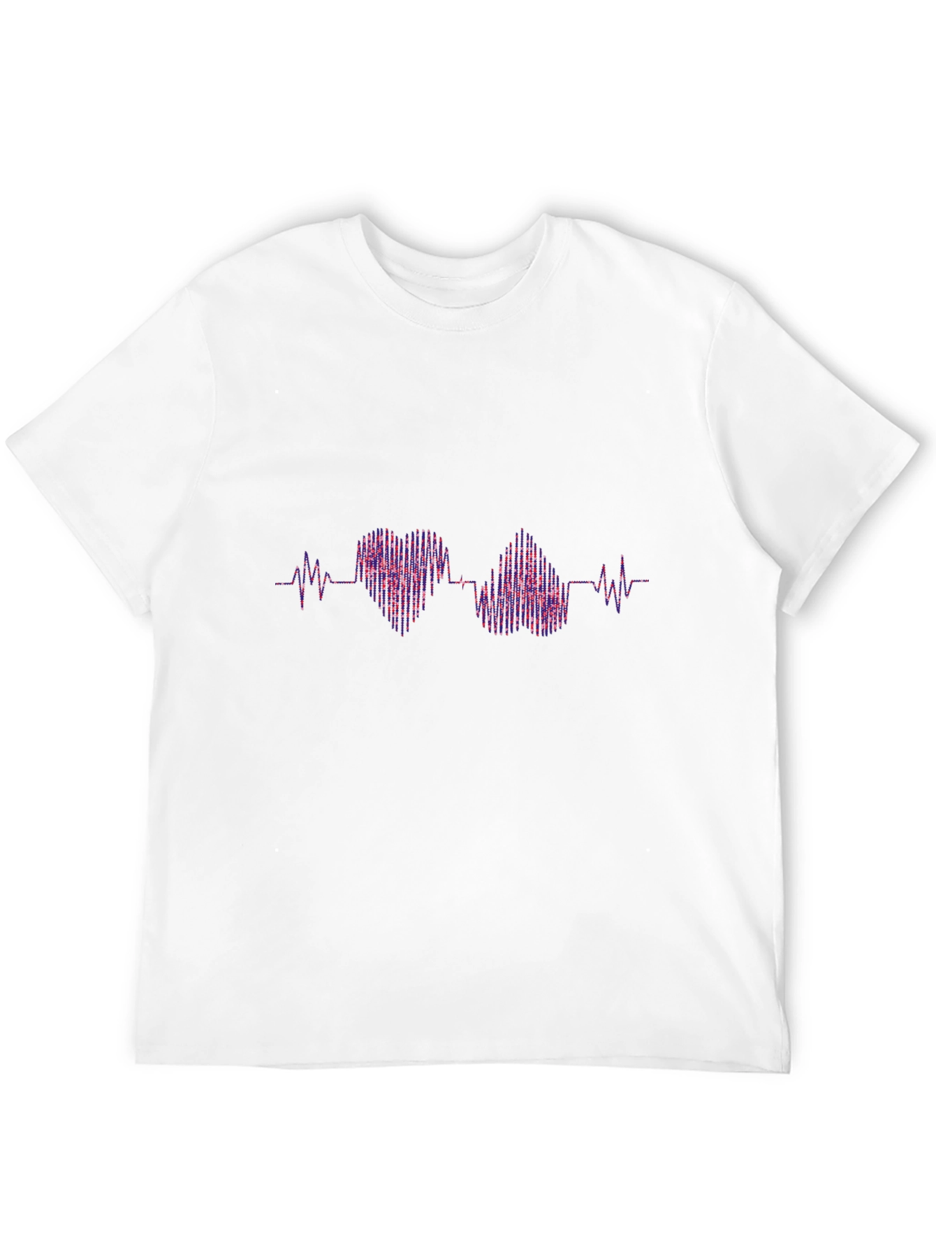 Black Heartbeat Love T-Shirt - Stylish Graphic Tee view 12