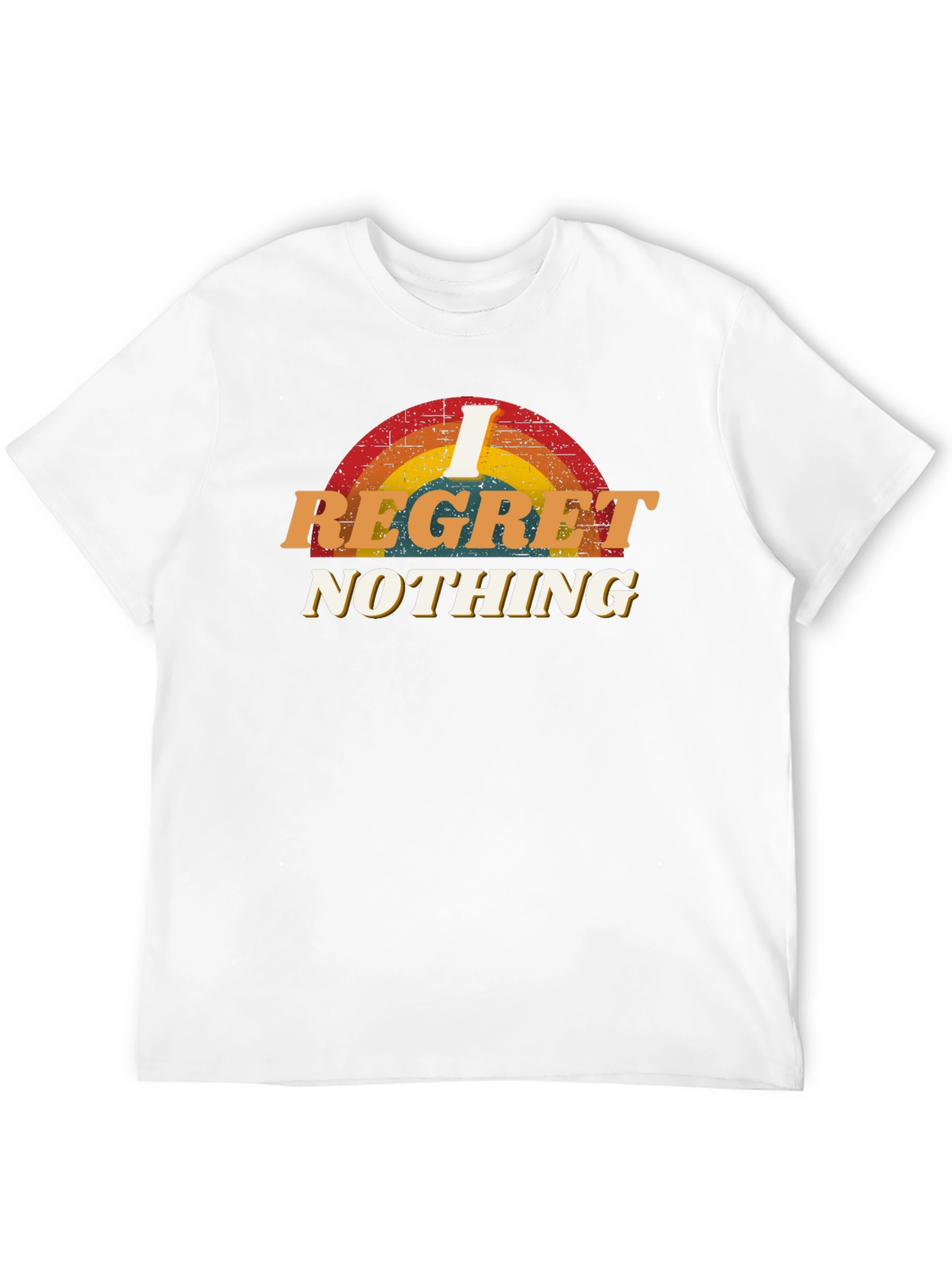 Black I Regret Nothing Graphic Tee - Black view 12
