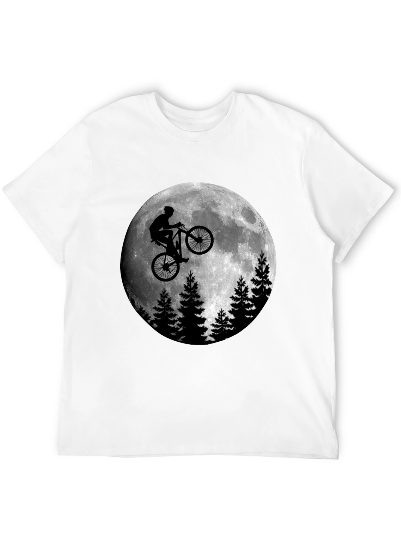 Moon Rider Graphic T-Shirt - Men's Black Tee - 12
