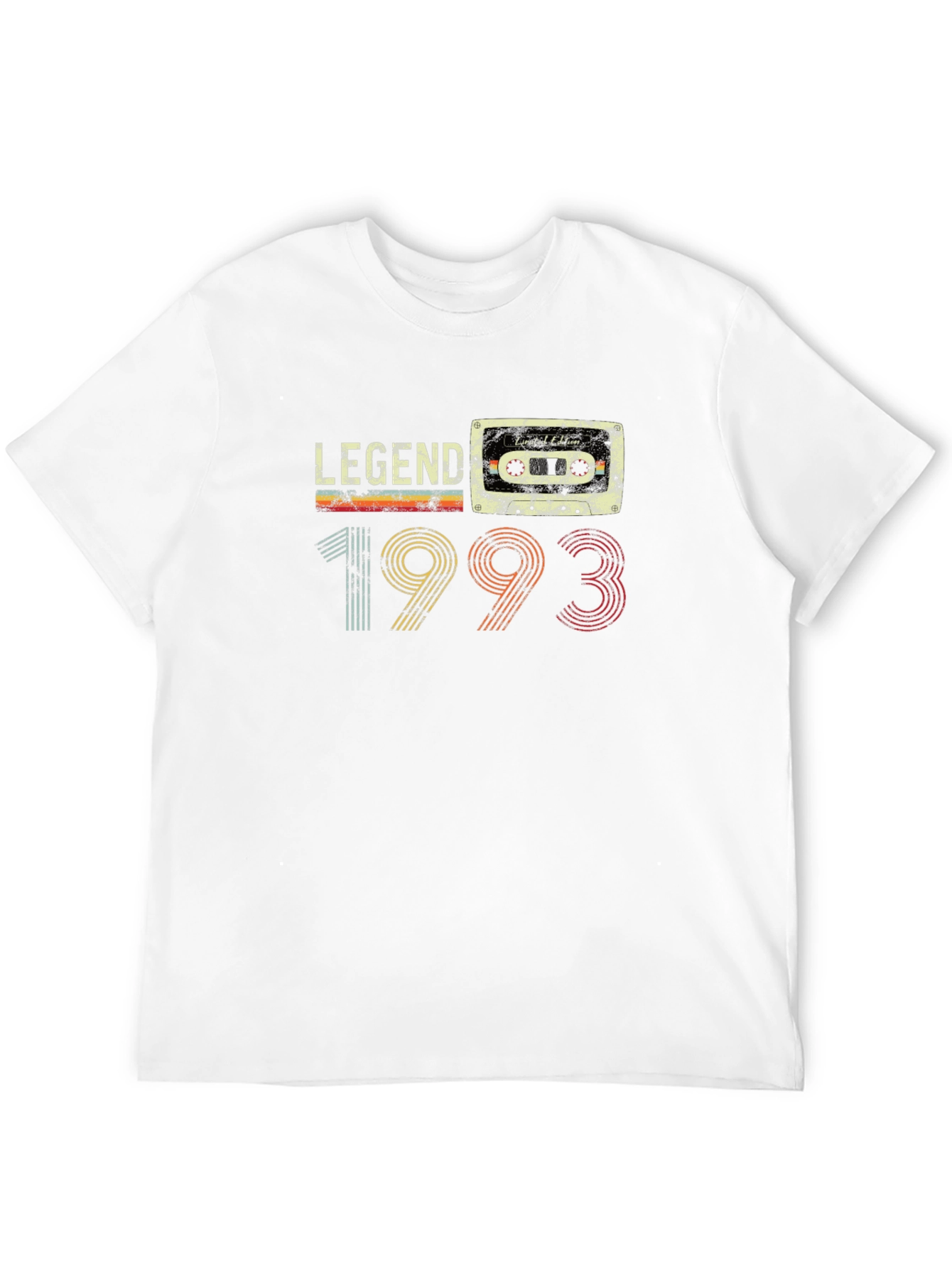 Legend 1993 Retro Cassette Tape Birthday T-Shirt - 12