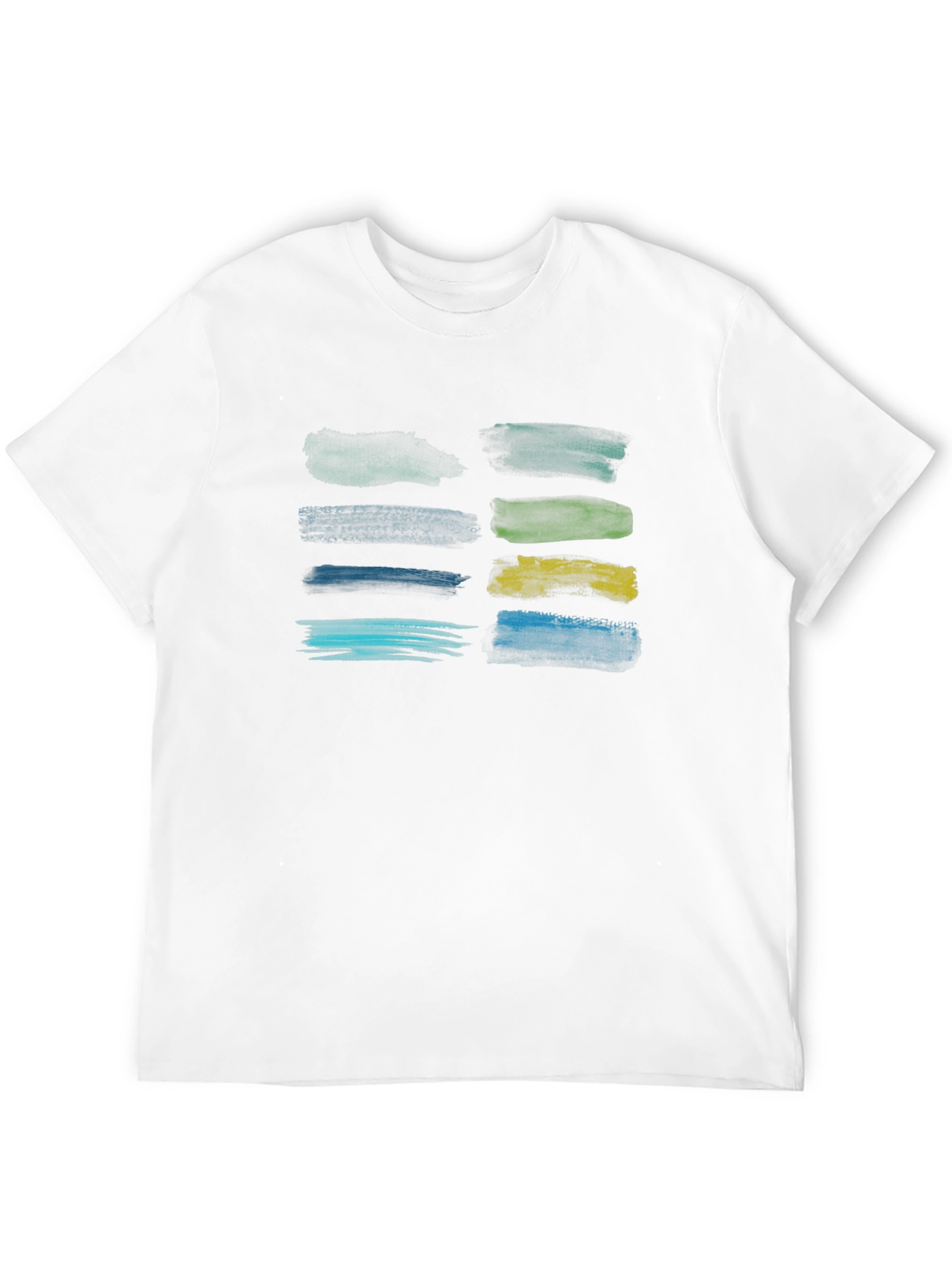 Black Brush Stroke Graphic Tee - Artistic Design view 12