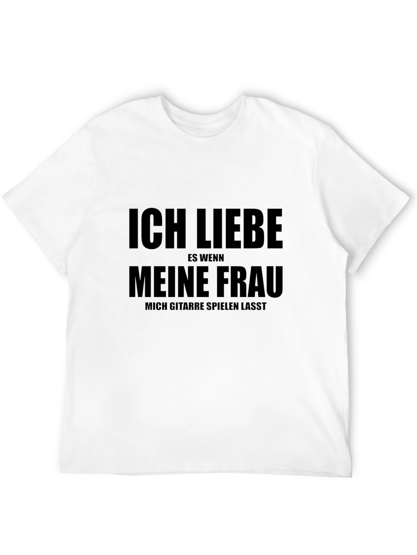 Black Ich Liebe Meine Frau T-Shirt - Guitar Player view 12