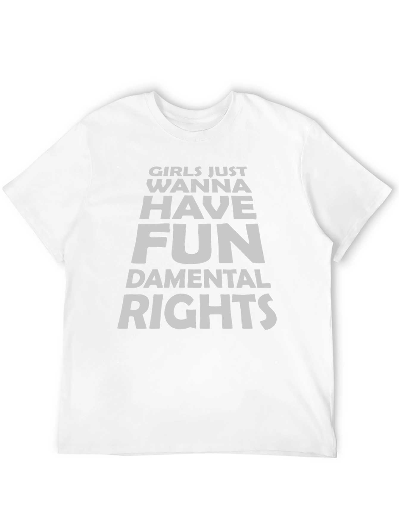 Black Girls Wanna Have Fun Rights T-Shirt - Black view 12