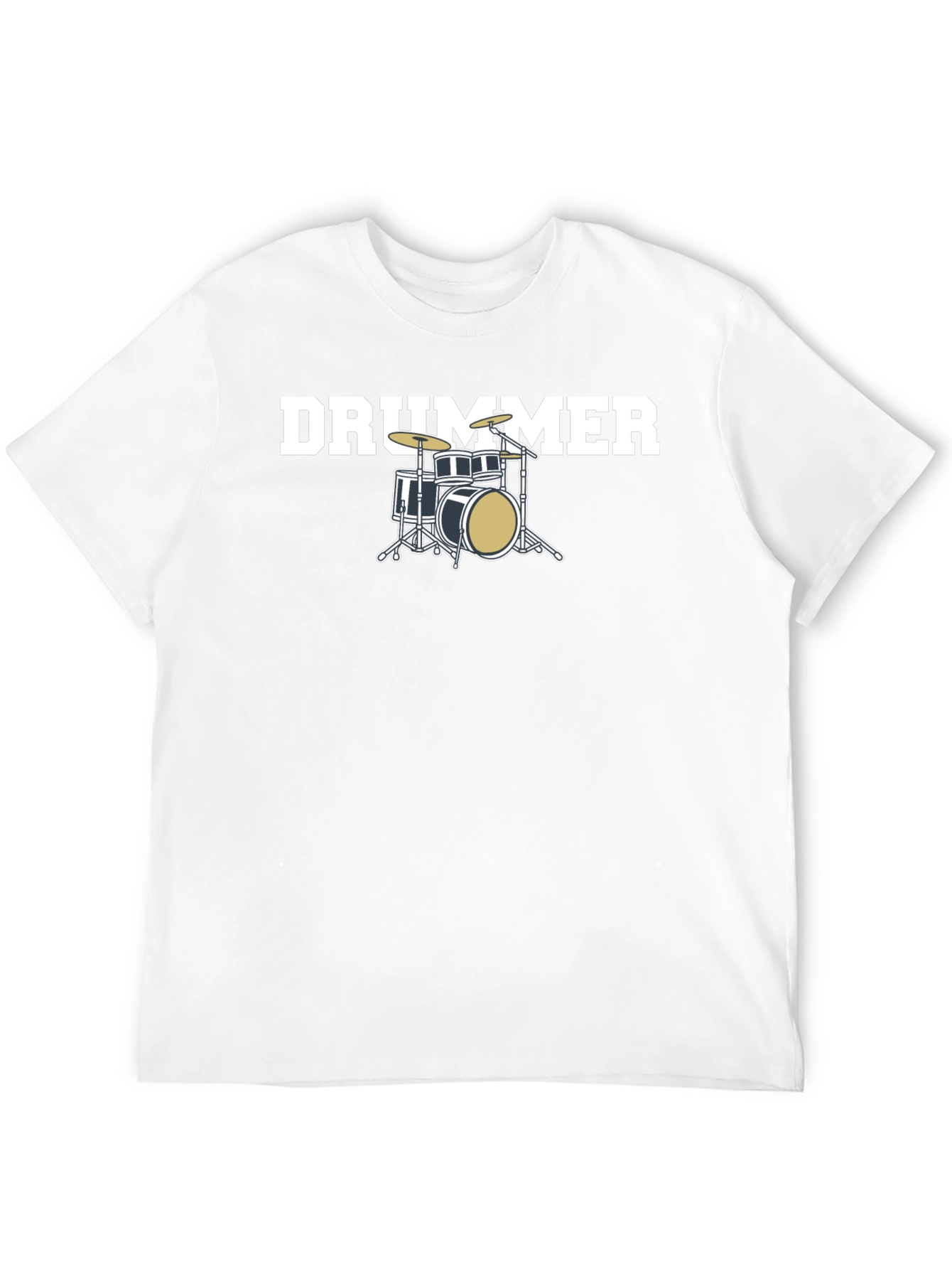 Black Drummer T-Shirt - Music Lover Tee view 12