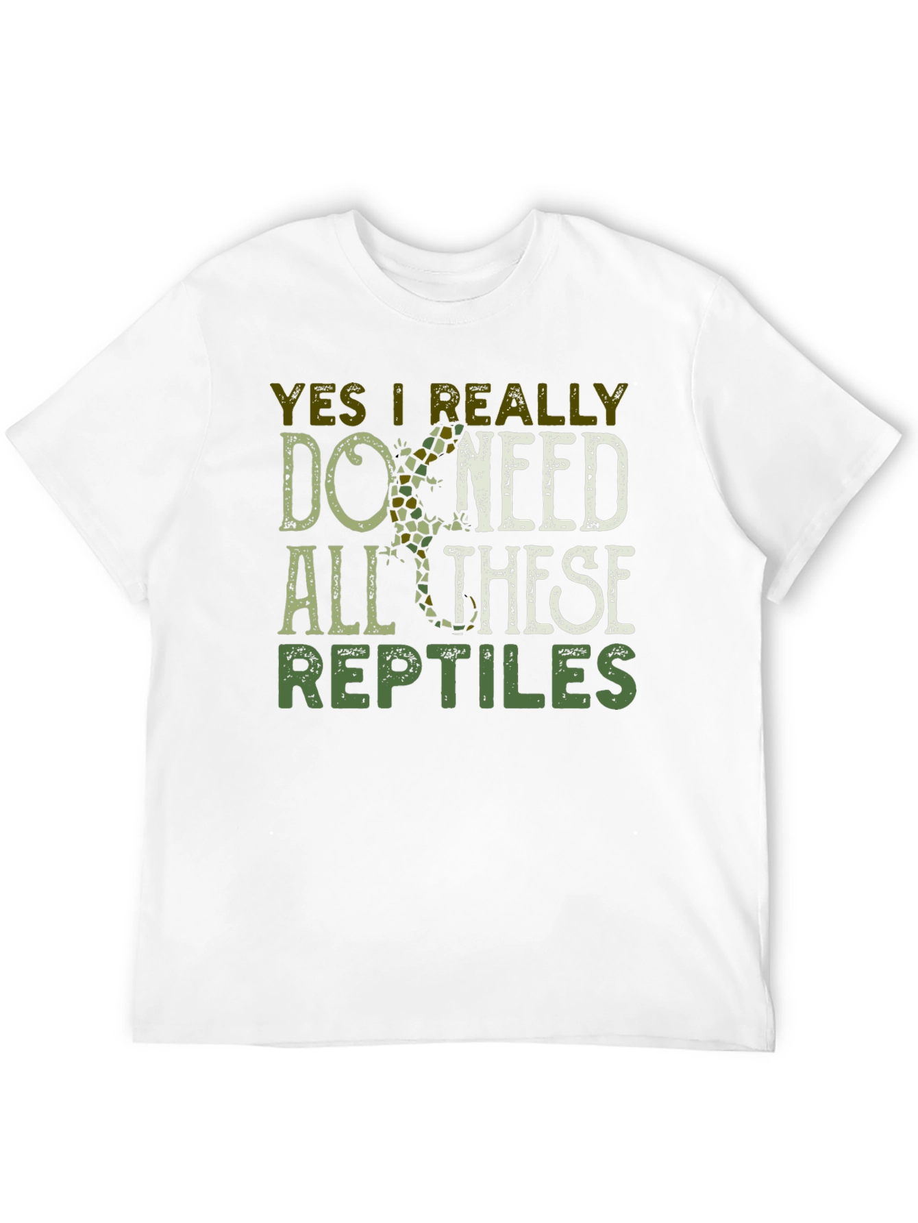Black Yes I Really Do Need All These Reptiles T-Shirt view 12