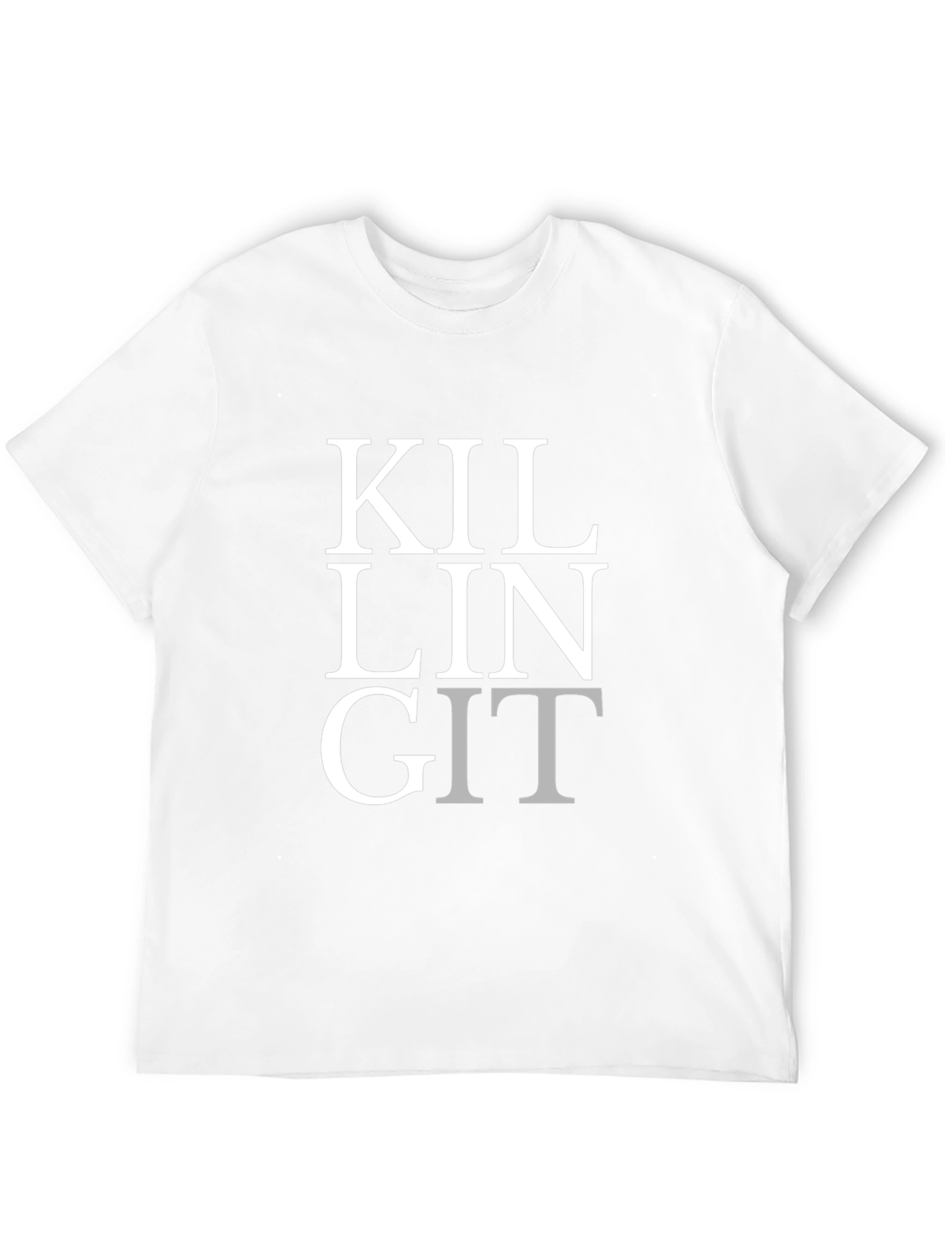 Black Killing It T-Shirt - Black Crew Neck Tee view 12