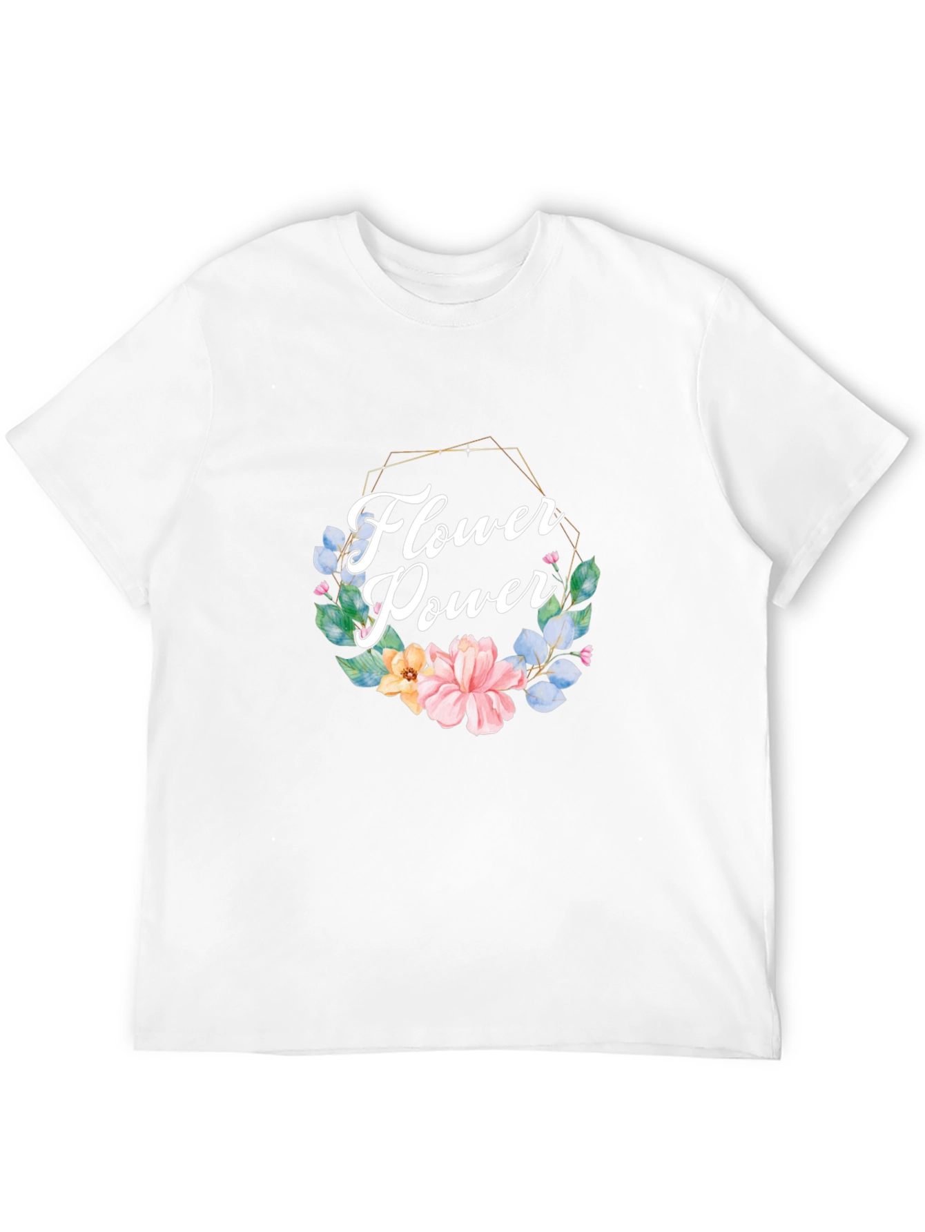 Black Flower Power Graphic Tee - Black view 12