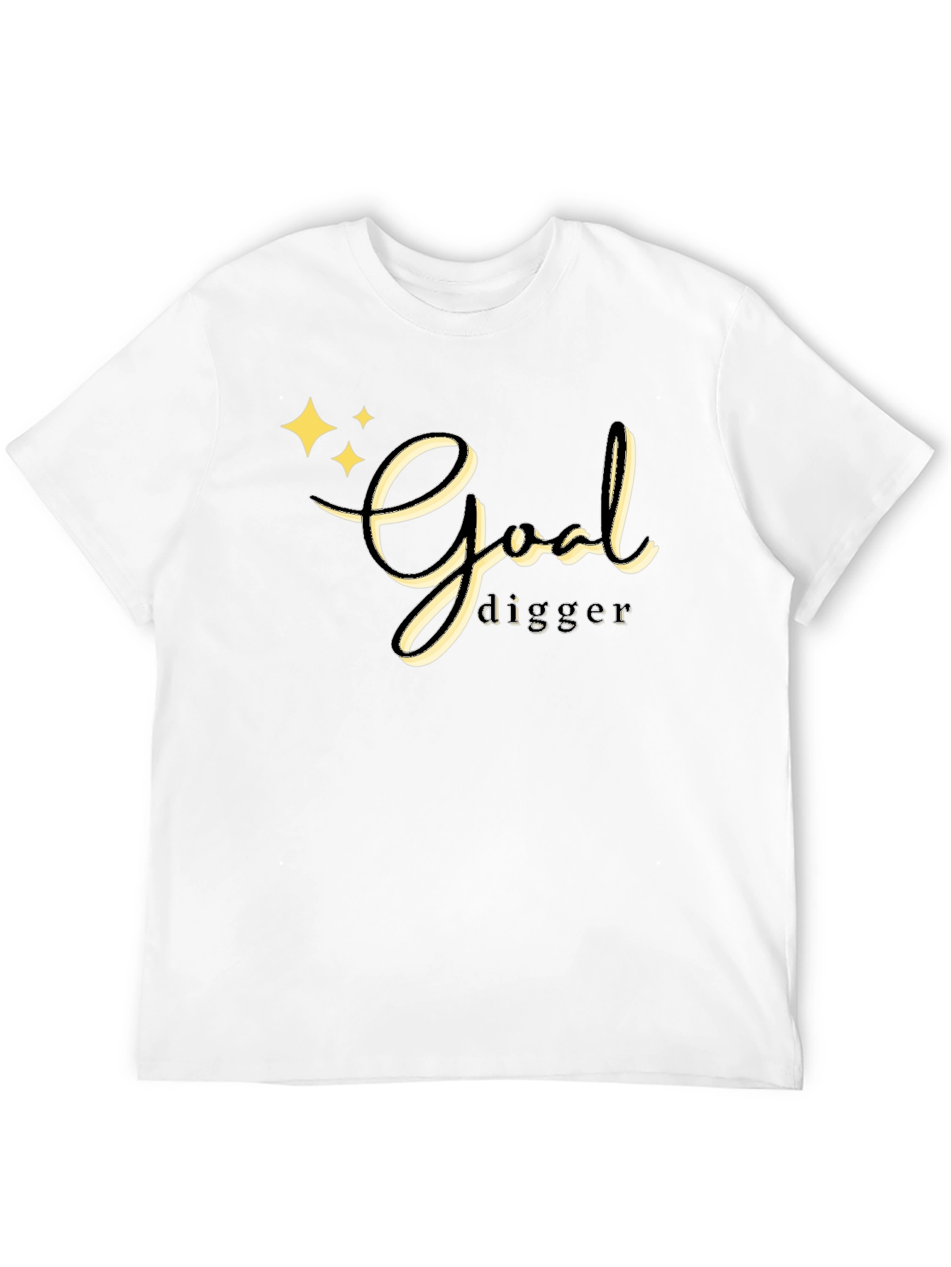 Black Goal Digger Graphic T-Shirt view 12