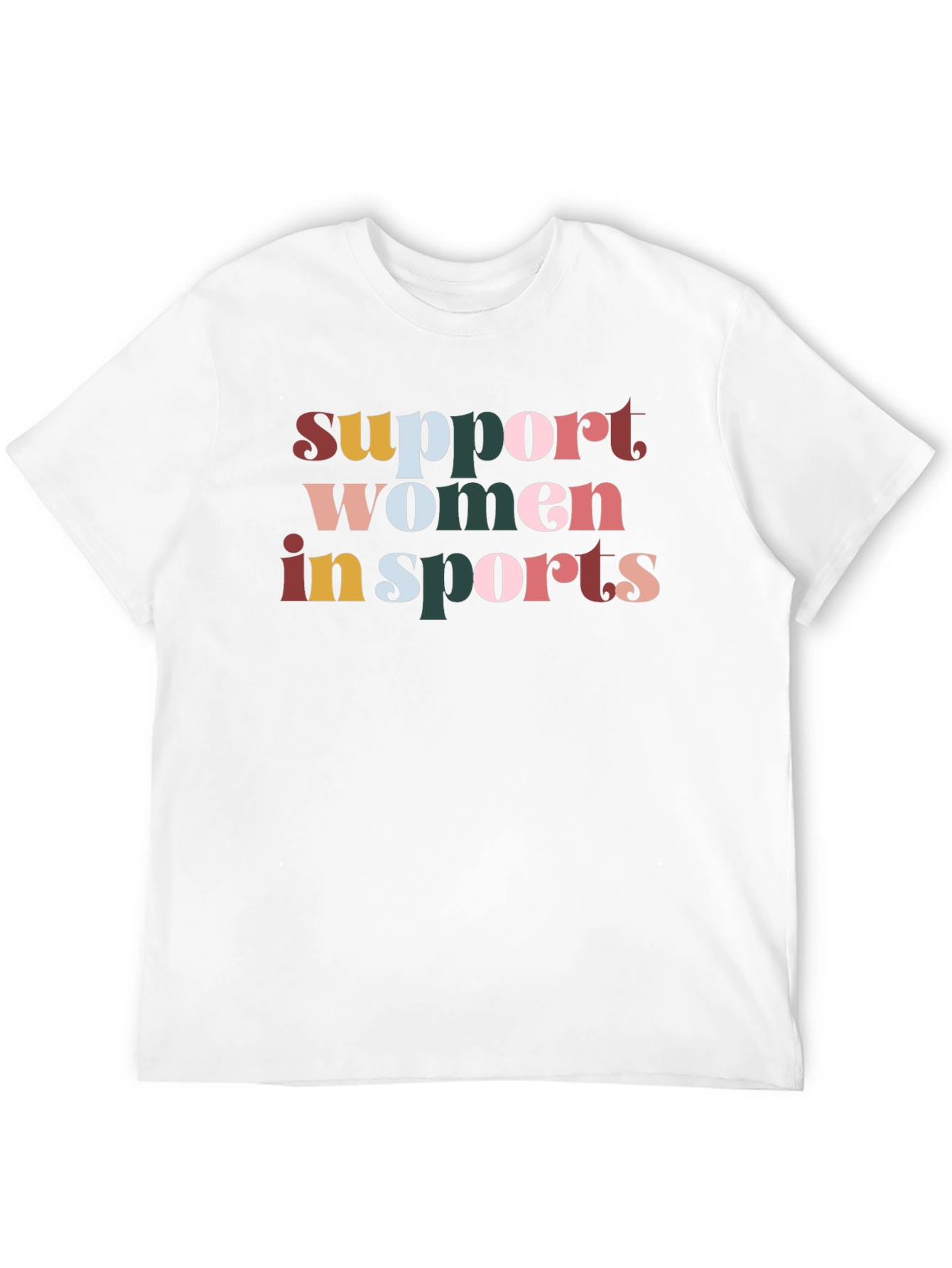 Black Support Women in Sports Graphic Tee view 12