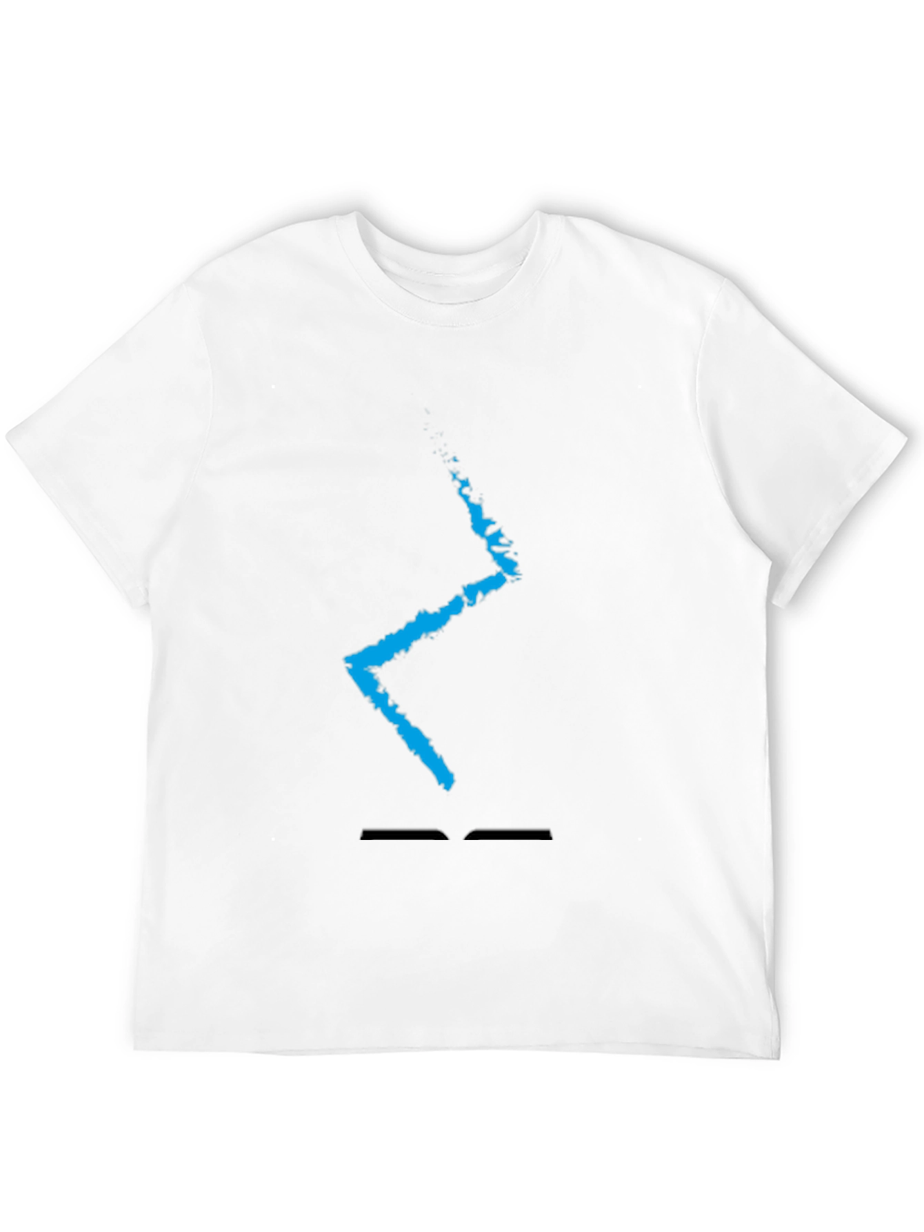 Black Modern Graphic Print Black T-Shirt view 12