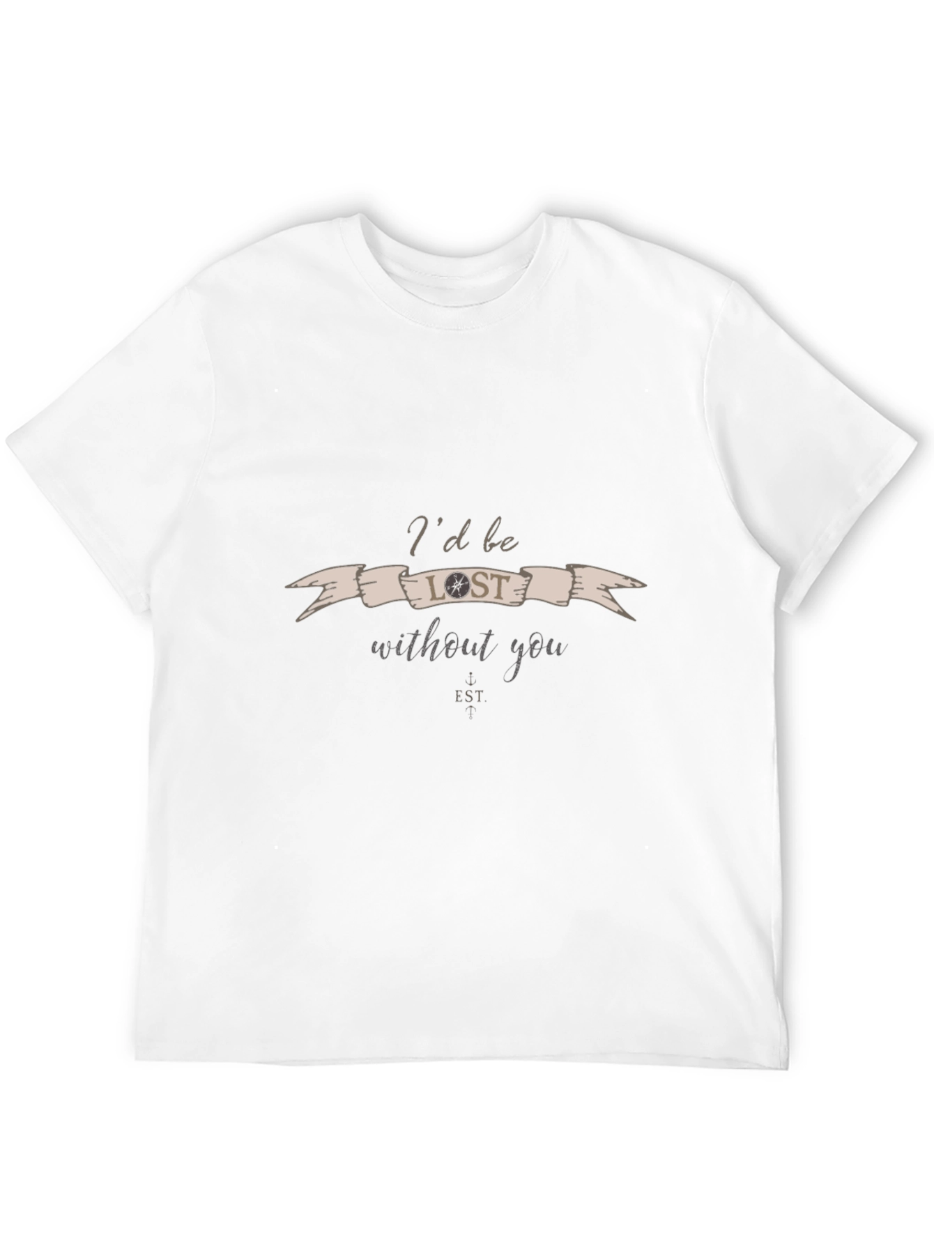 Black Lost Without You Graphic Tee - Black view 12