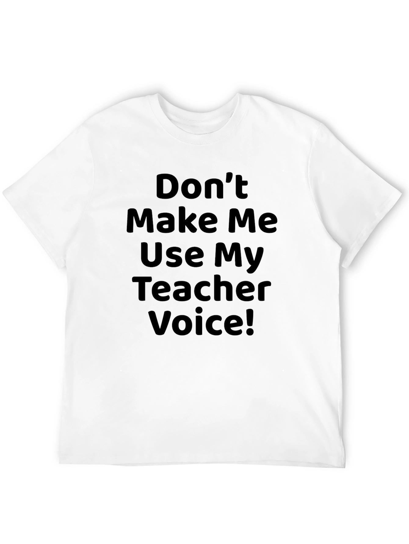 Black Teacher Voice T-Shirt - Funny Teacher Gift view 12