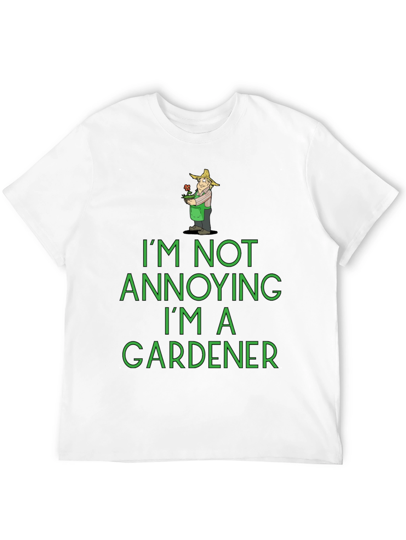Black Funny Gardener T-Shirt - I'm Not Annoying! view 12