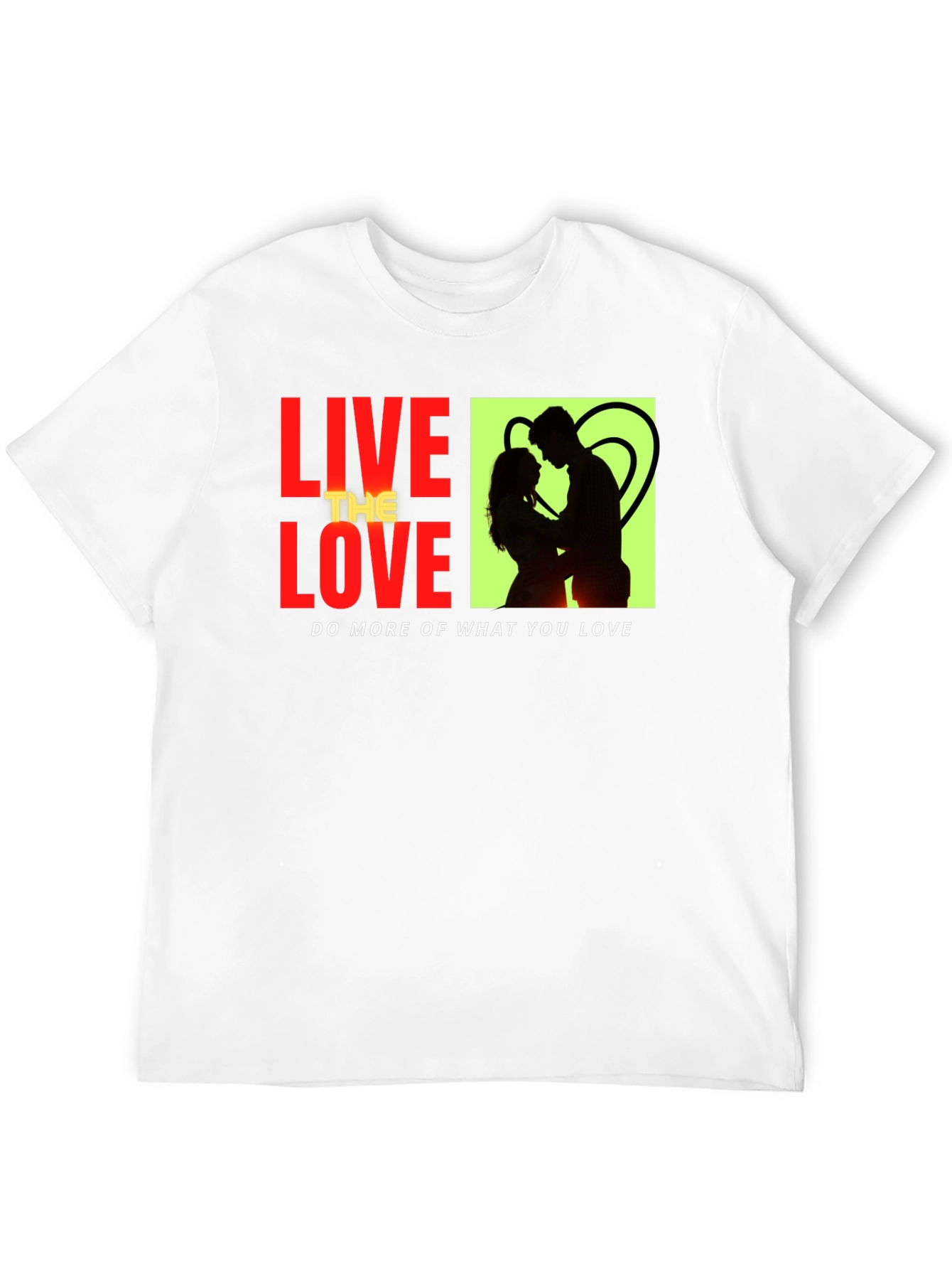 Black Live the Love Graphic Tee view 12