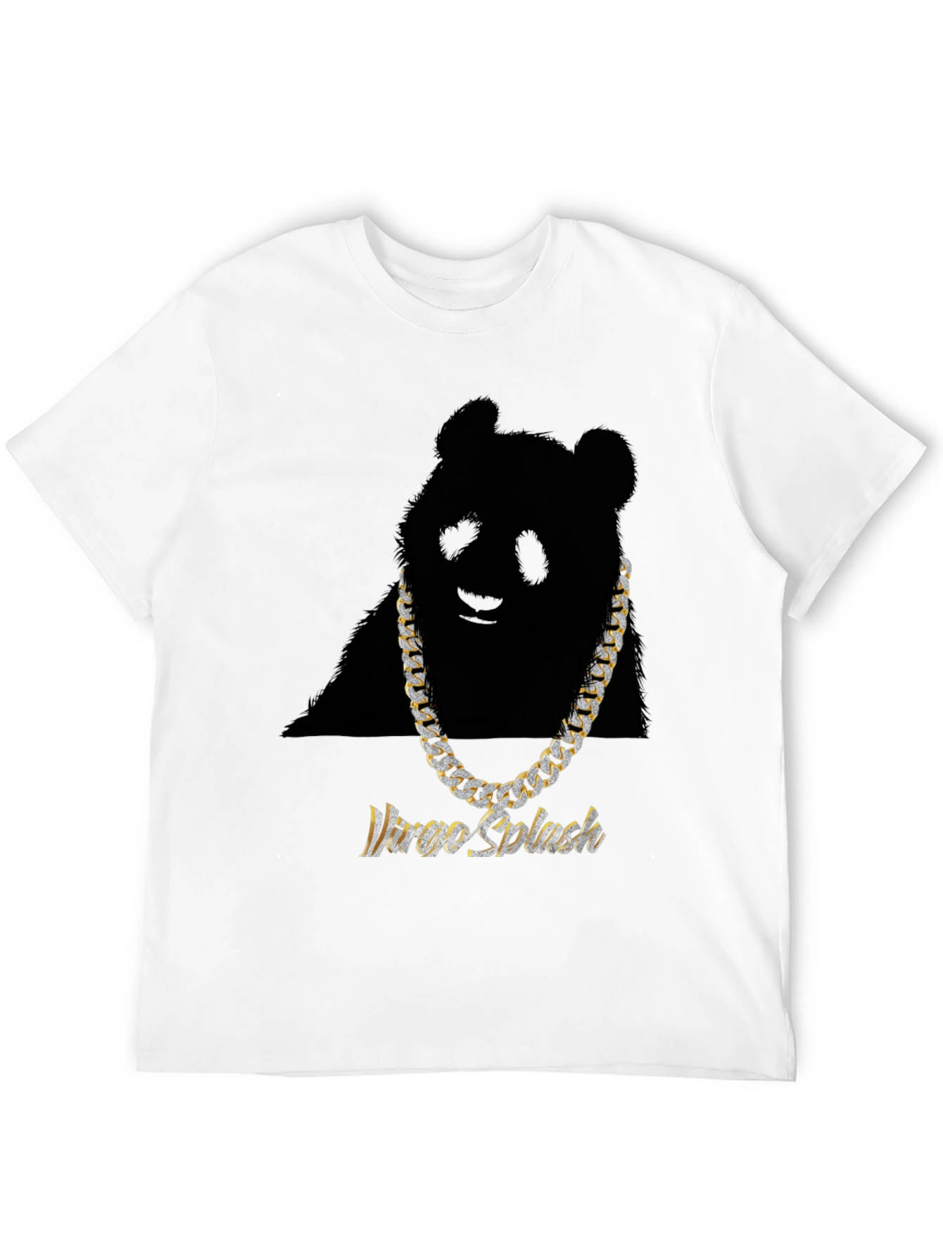 Black Panda Bling Graphic Tee view 12