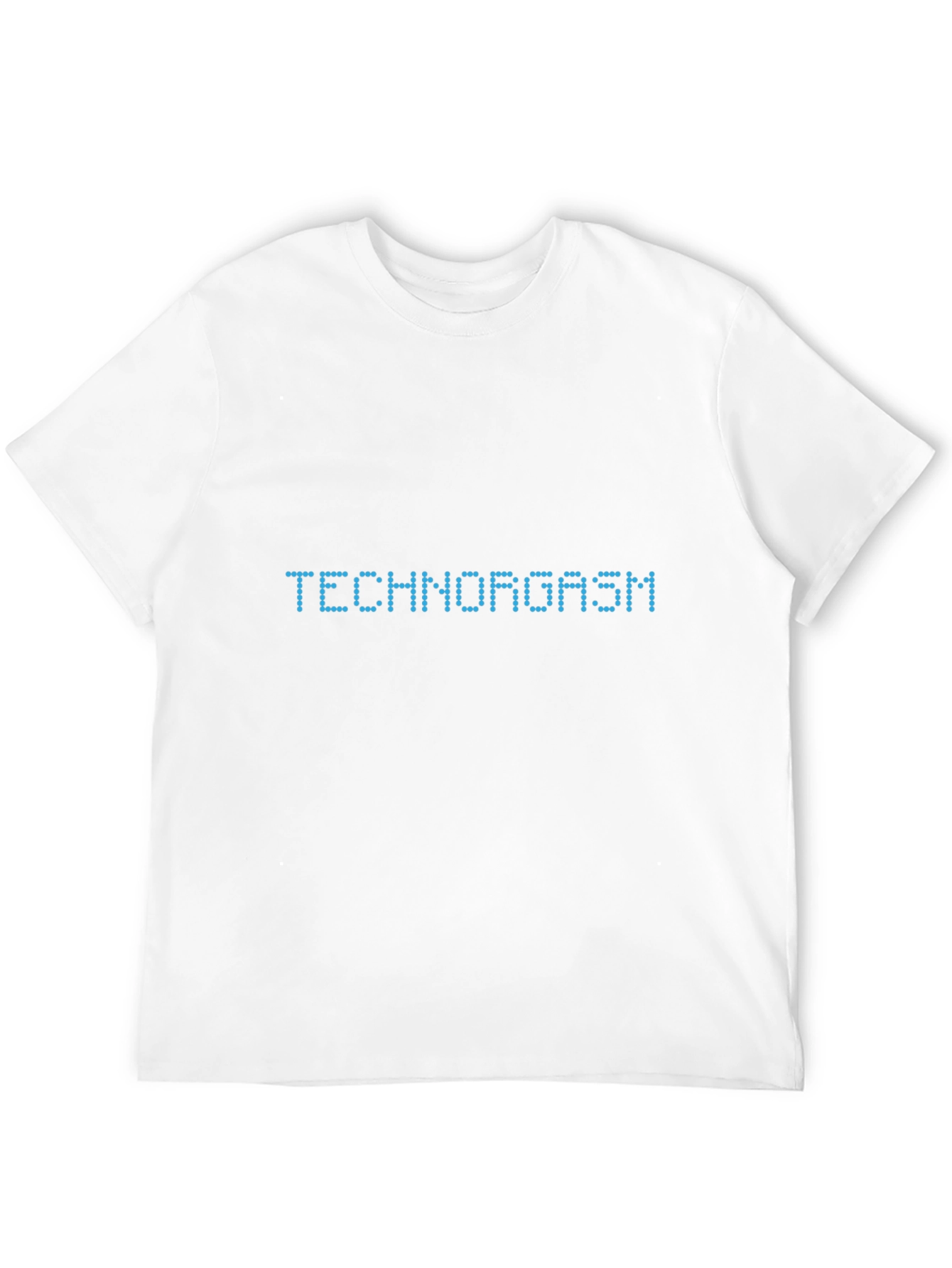 Black Technorgasm Graphic Print Crew Neck T-Shirt view 12