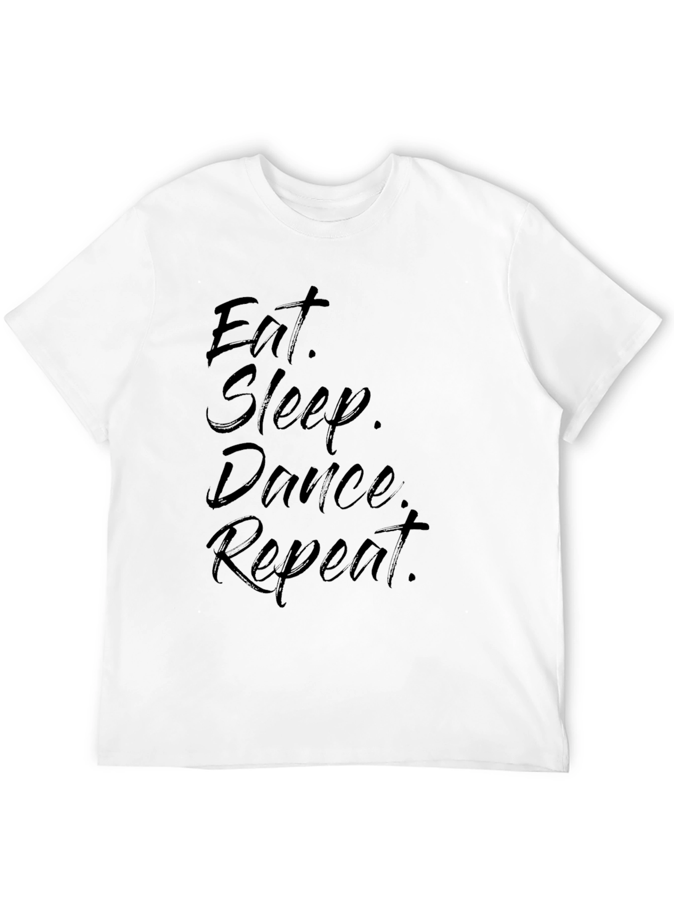 Black Eat Sleep Dance Repeat Graphic Tee view 12