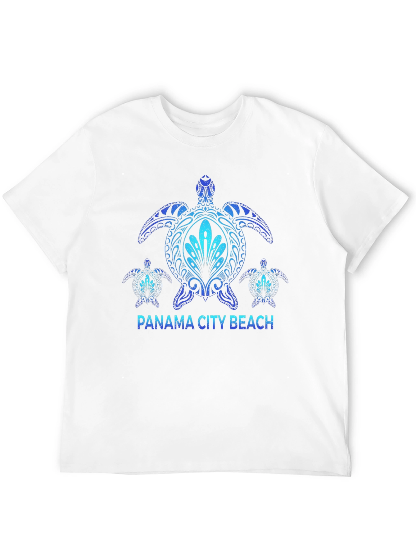 Black Panama City Beach Turtle Graphic T-Shirt view 12
