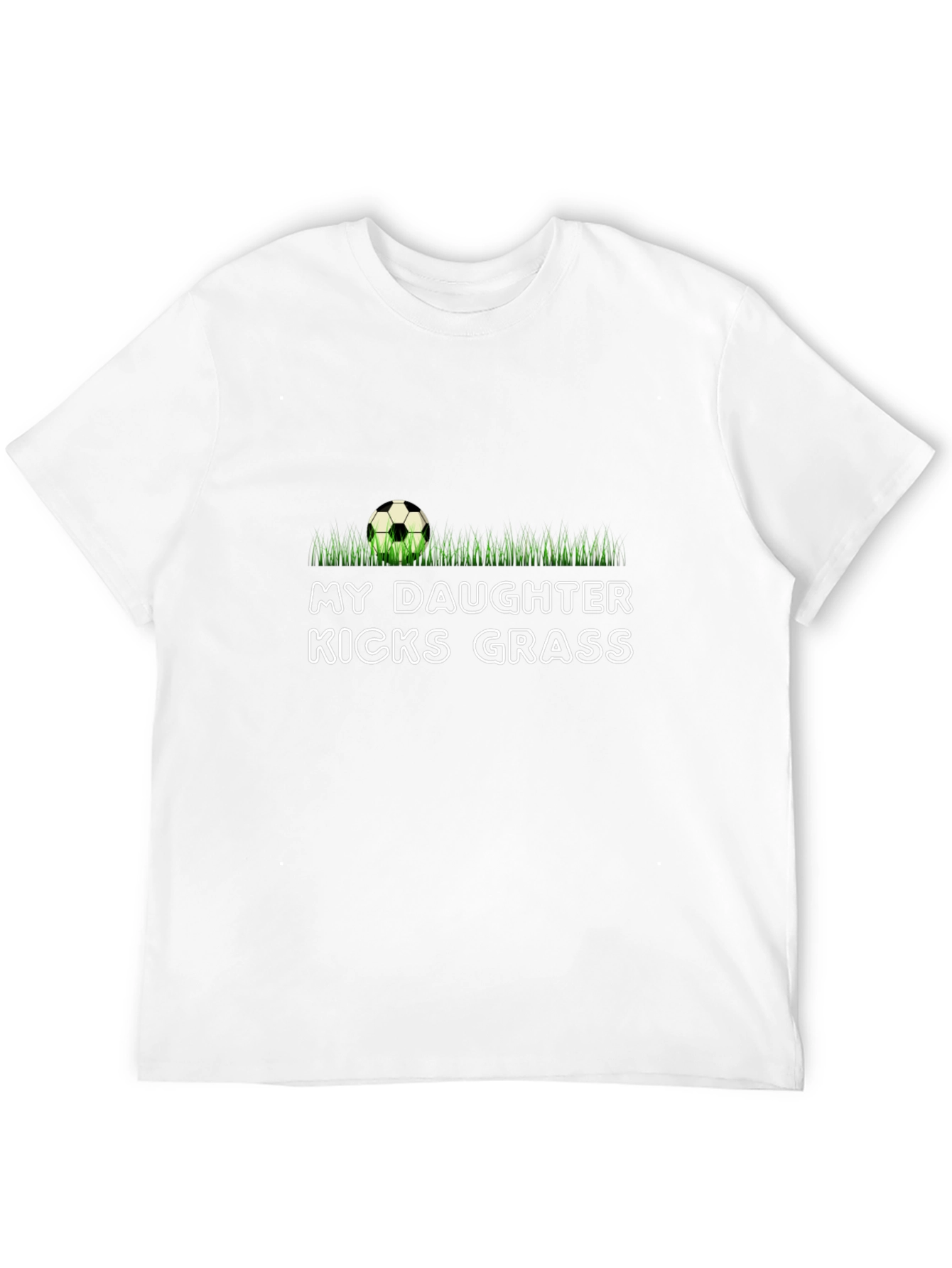 My Daughter Kicks Grass Soccer T-Shirt - 12