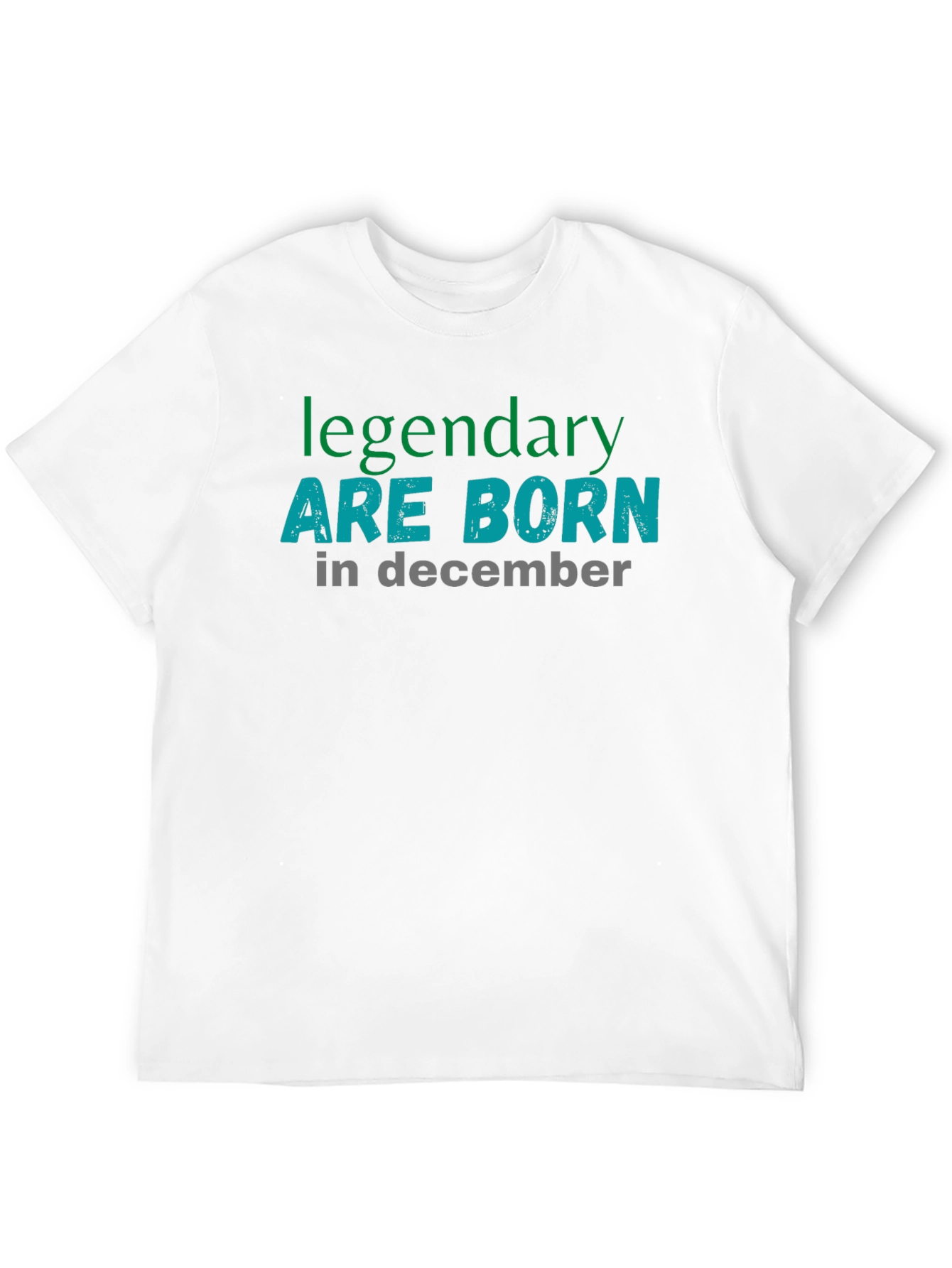 Black Legendary December Birthday Black T-Shirt view 12
