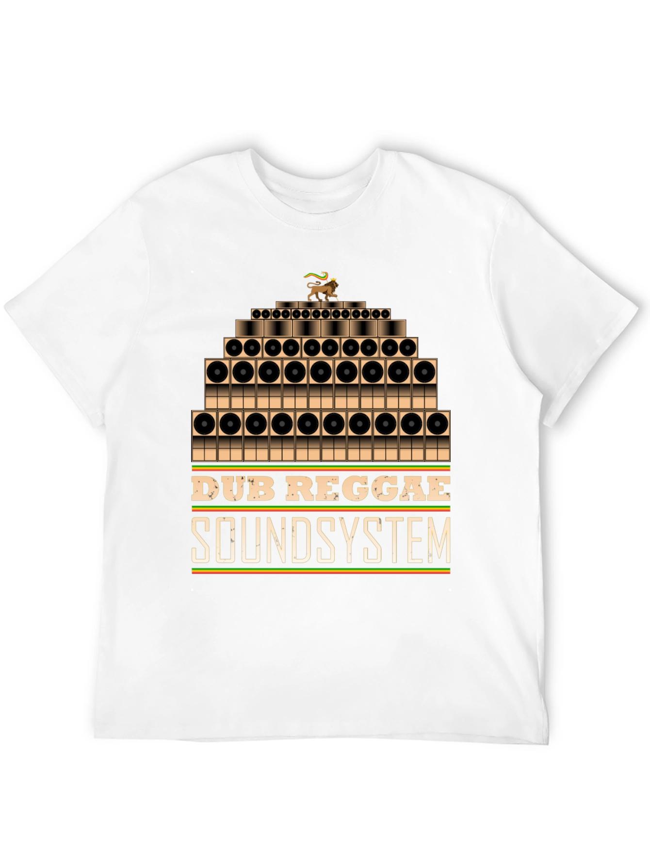 Black Dub Reggae Soundsystem Graphic Tee - Black view 12