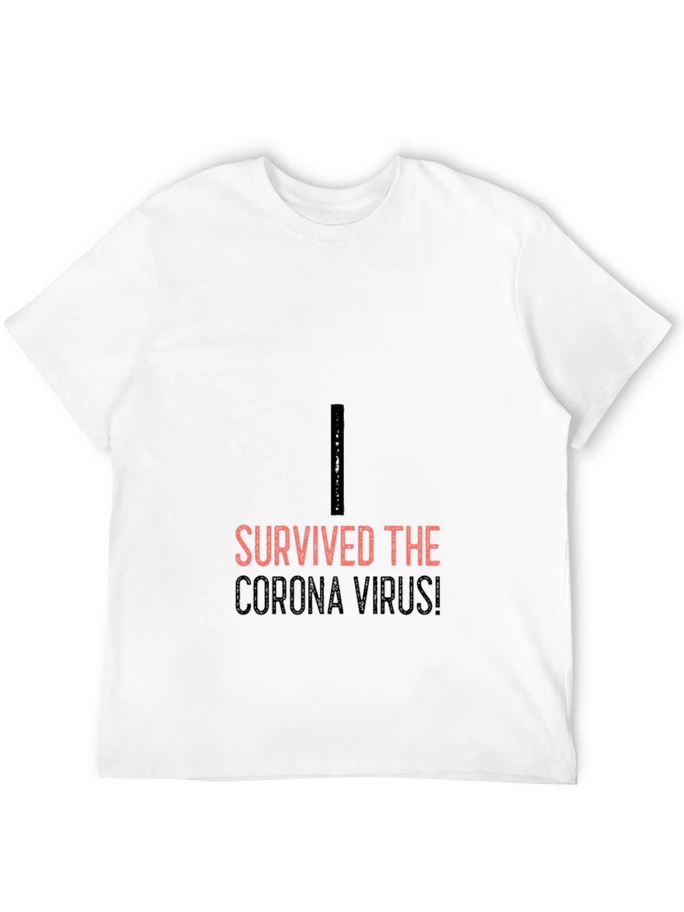 Black I Survived The Corona Virus T-Shirt view 12
