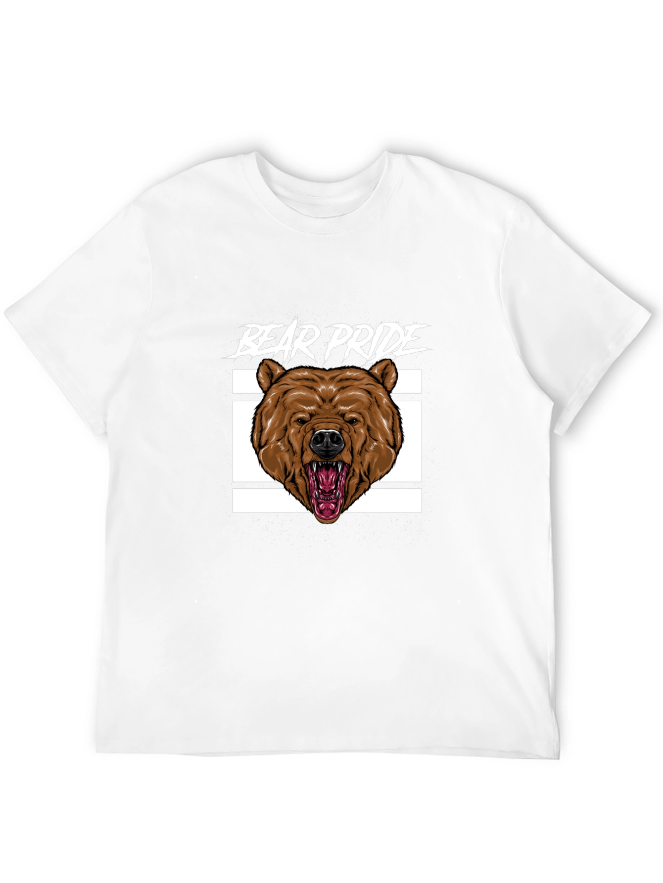 Black Bear Pride Graphic T-Shirt - Bold Animal Print view 12