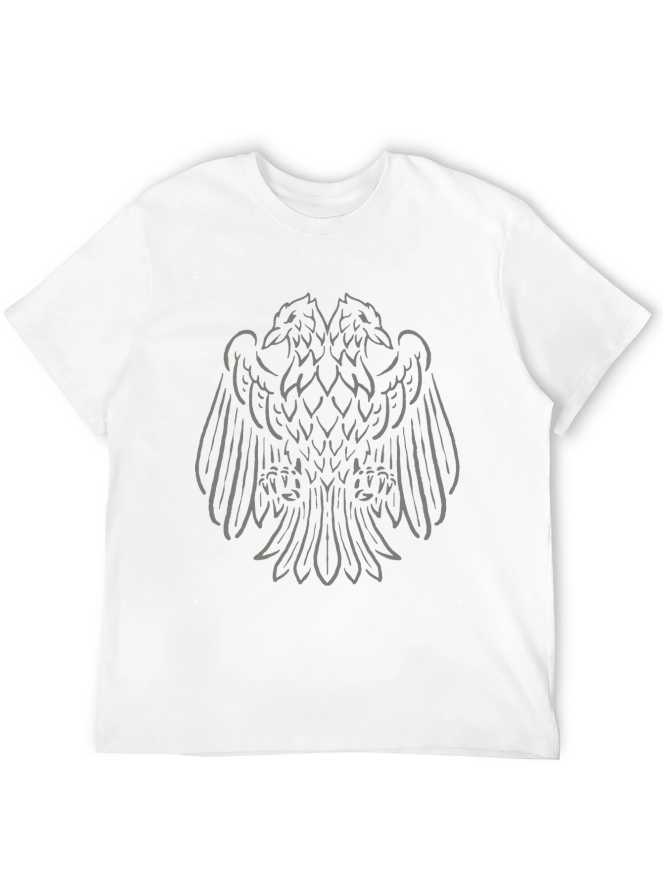 Black Black T-Shirt with Double-Headed Eagle Graphic view 12