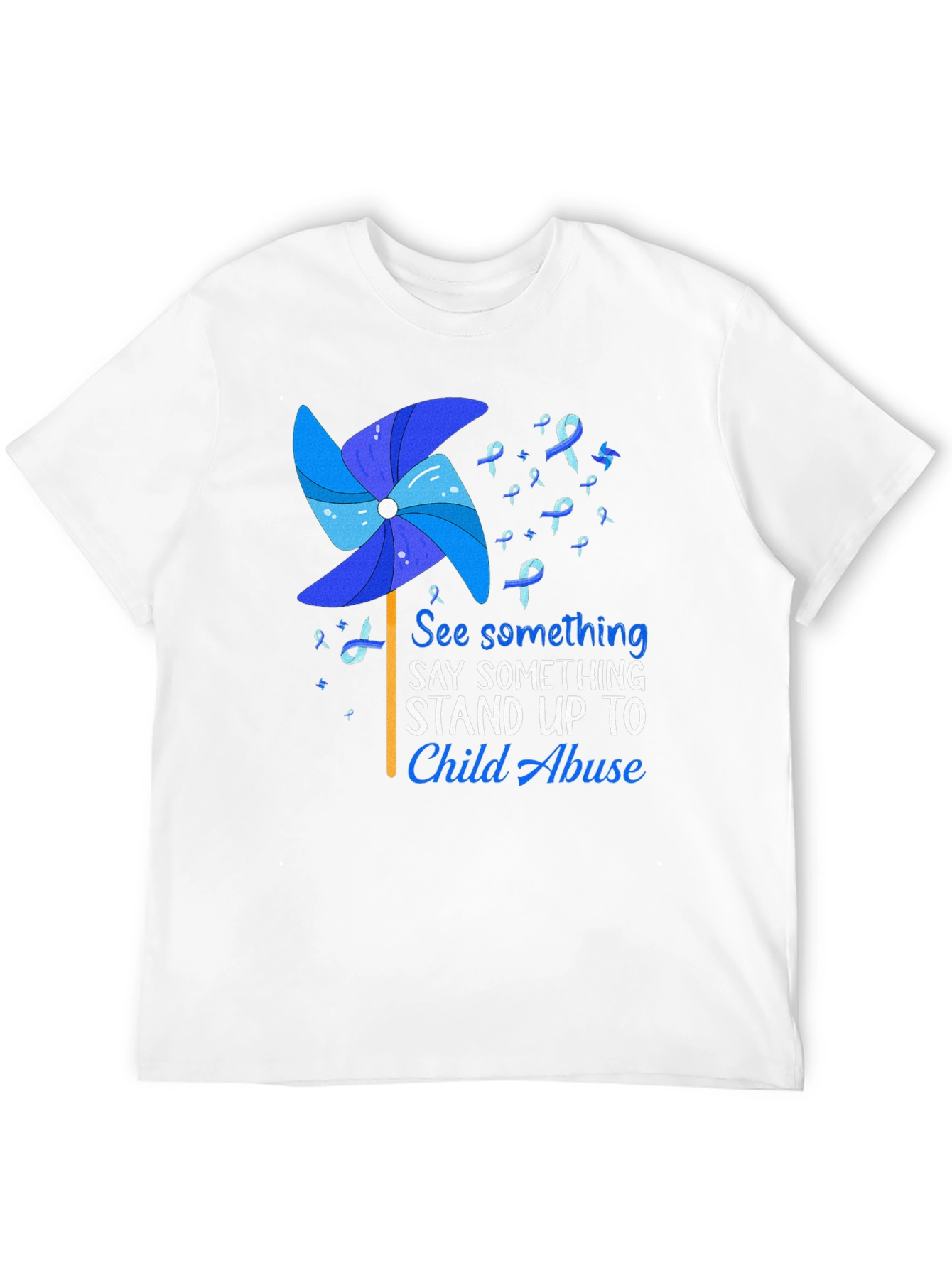 Child Abuse Awareness Graphic T-Shirt - 12