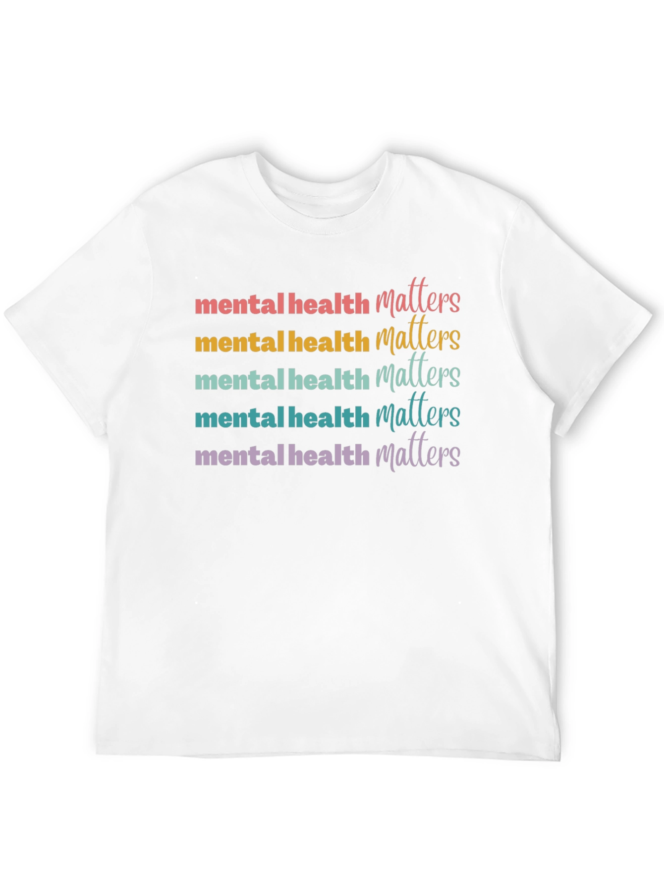 Black Mental Health Matters Graphic Tee - Black view 12