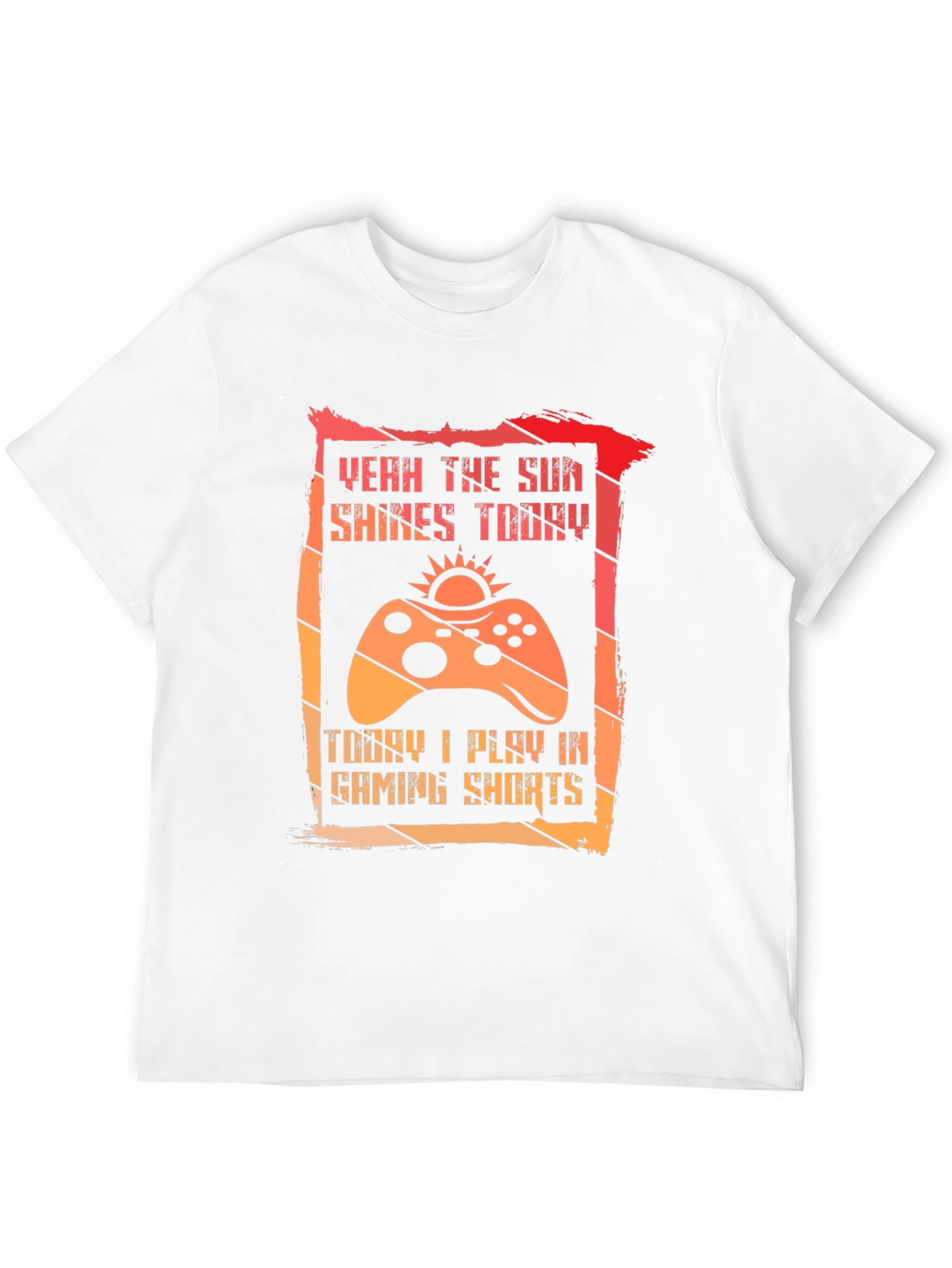 Black Gaming Shorts T-Shirt, Gamer Apparel view 12