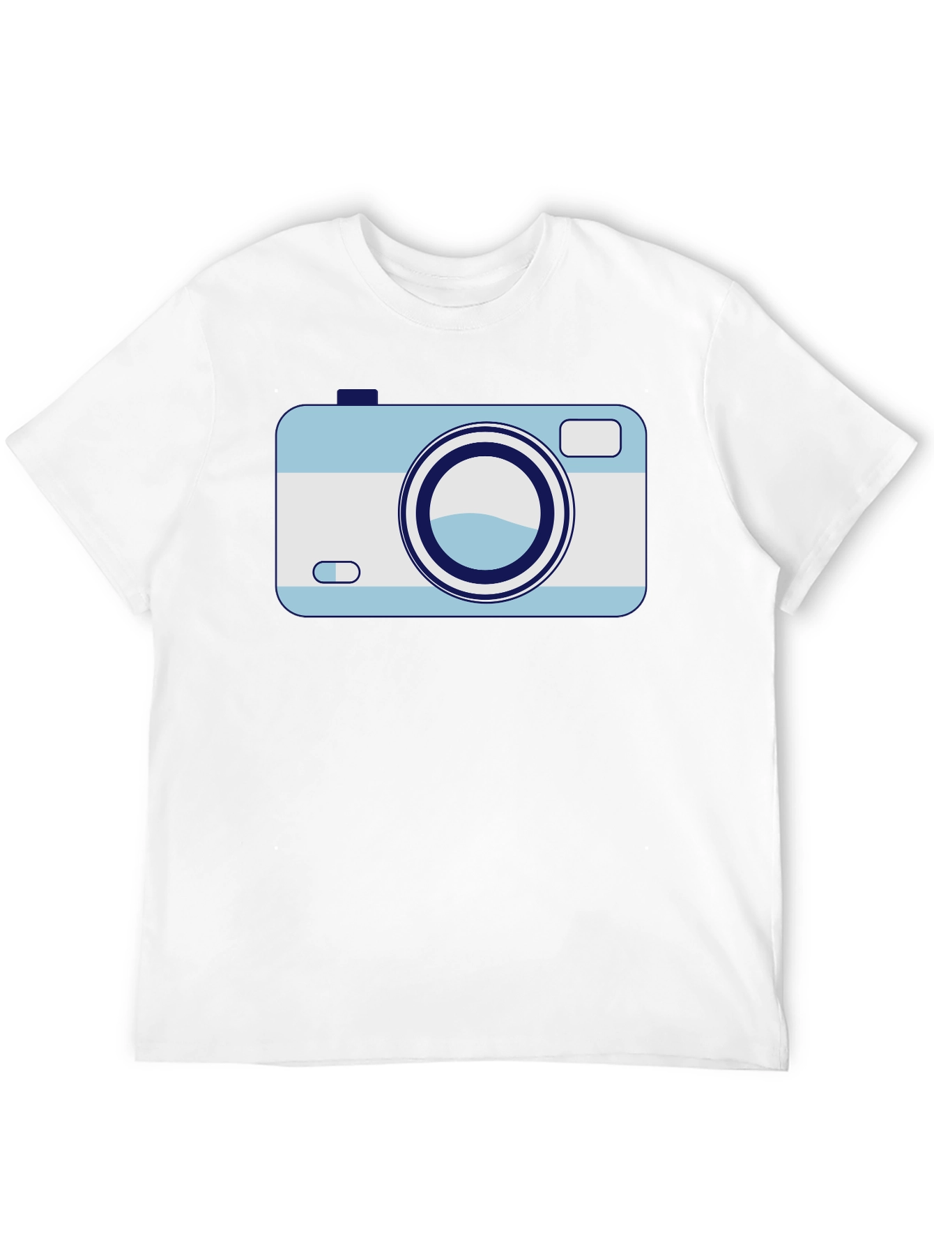 Black Retro Camera Graphic Tee - Black view 12