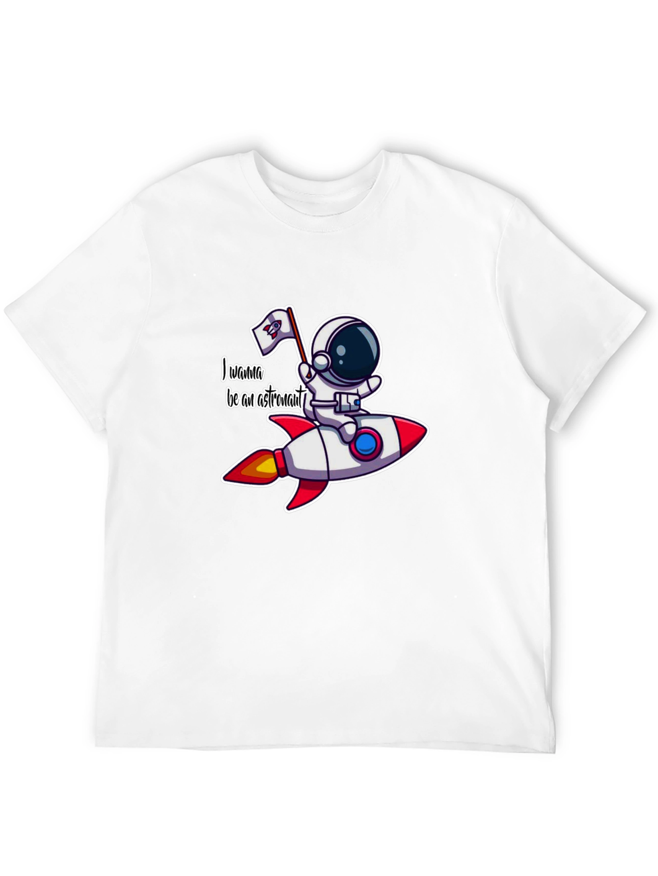 Black Astronaut Rocket T-Shirt - Space Adventure Tee view 12