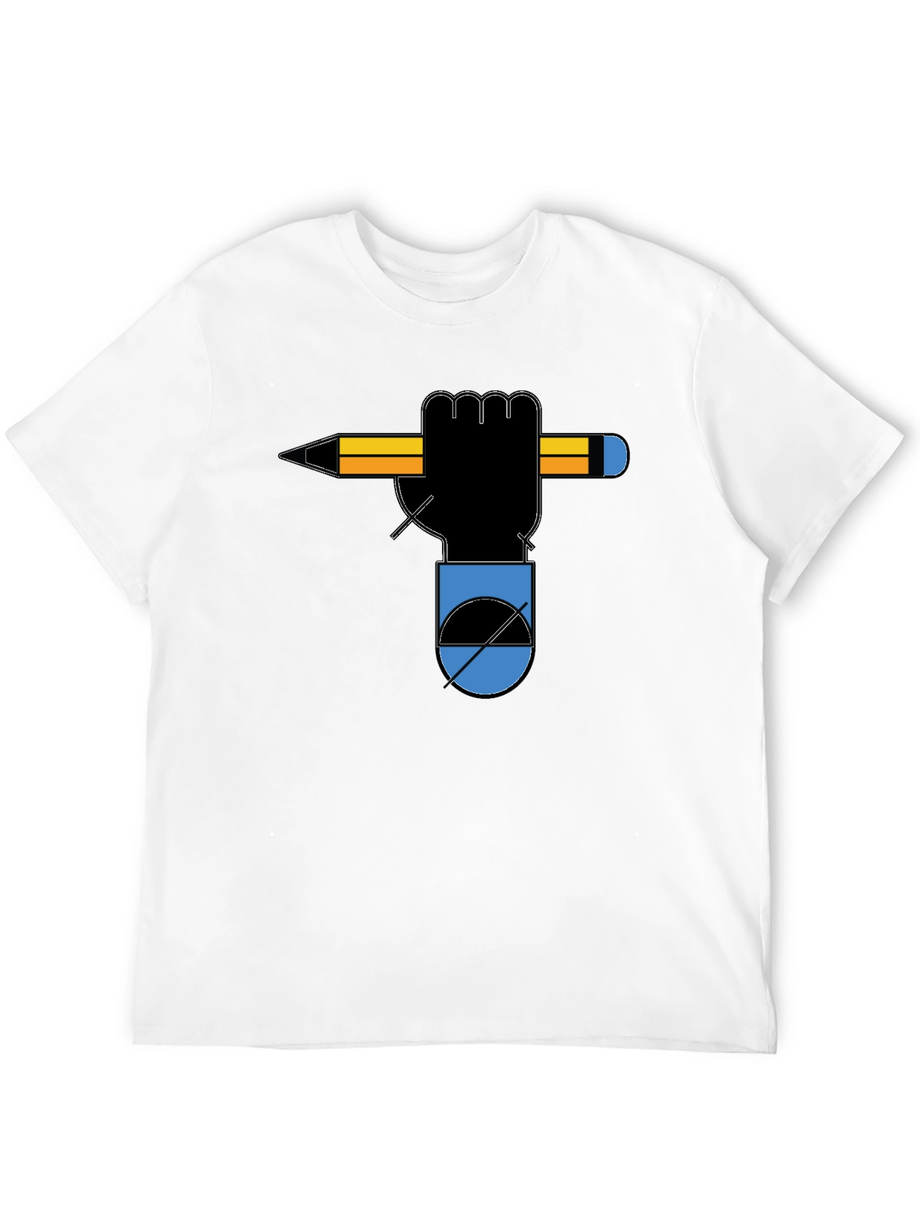 Artist's Fist Tee - Creative Graphic T-Shirt - 12