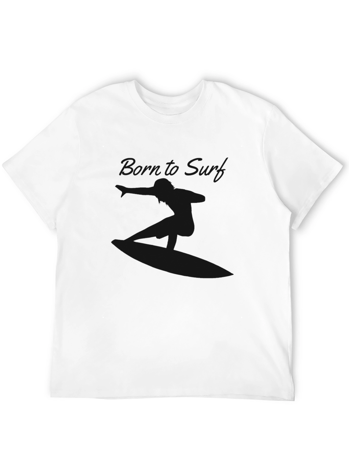 Black Men's Classic Black Crew Neck T-Shirt view 12