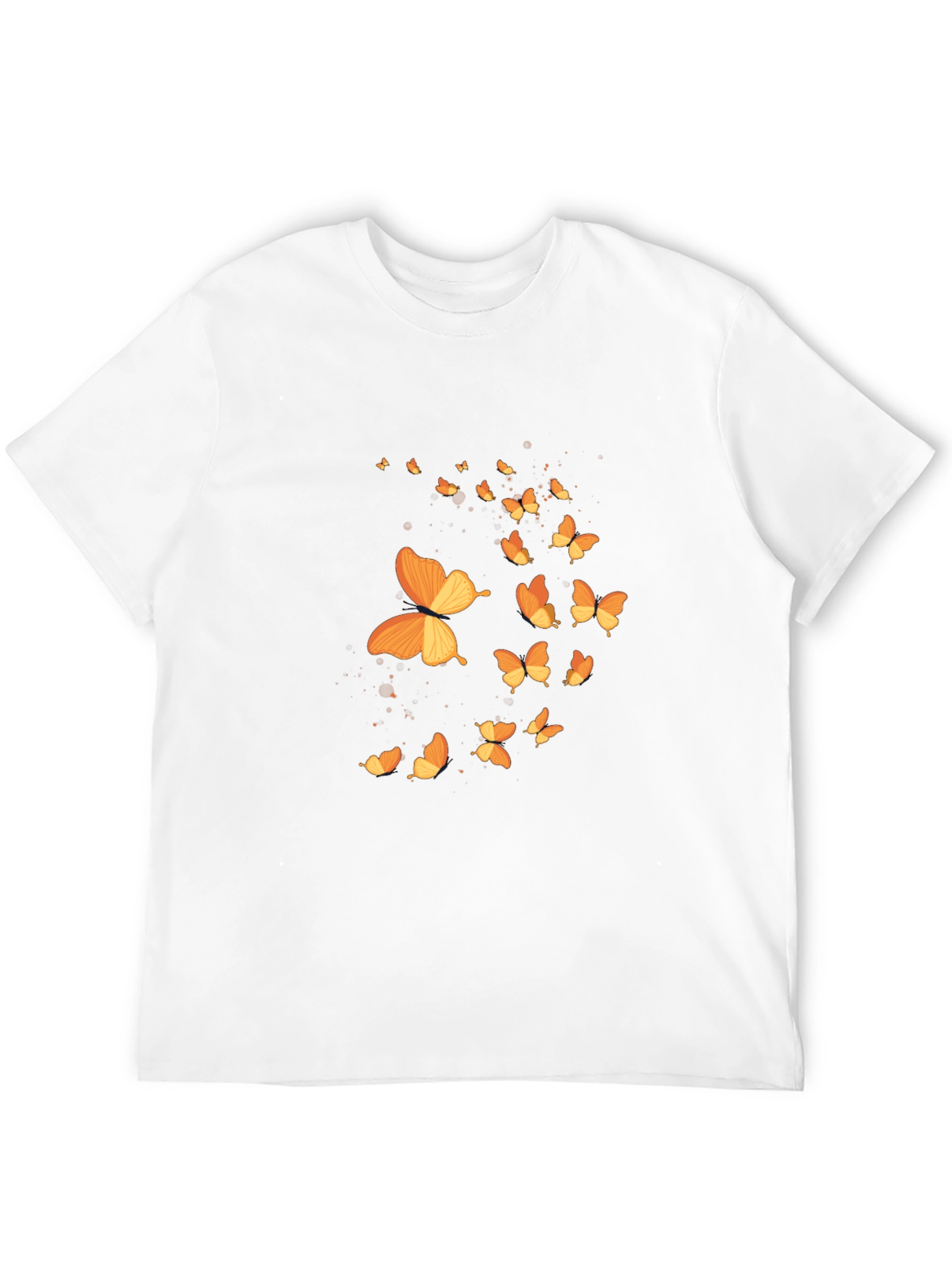 Black Butterfly Graphic Black T-Shirt view 12