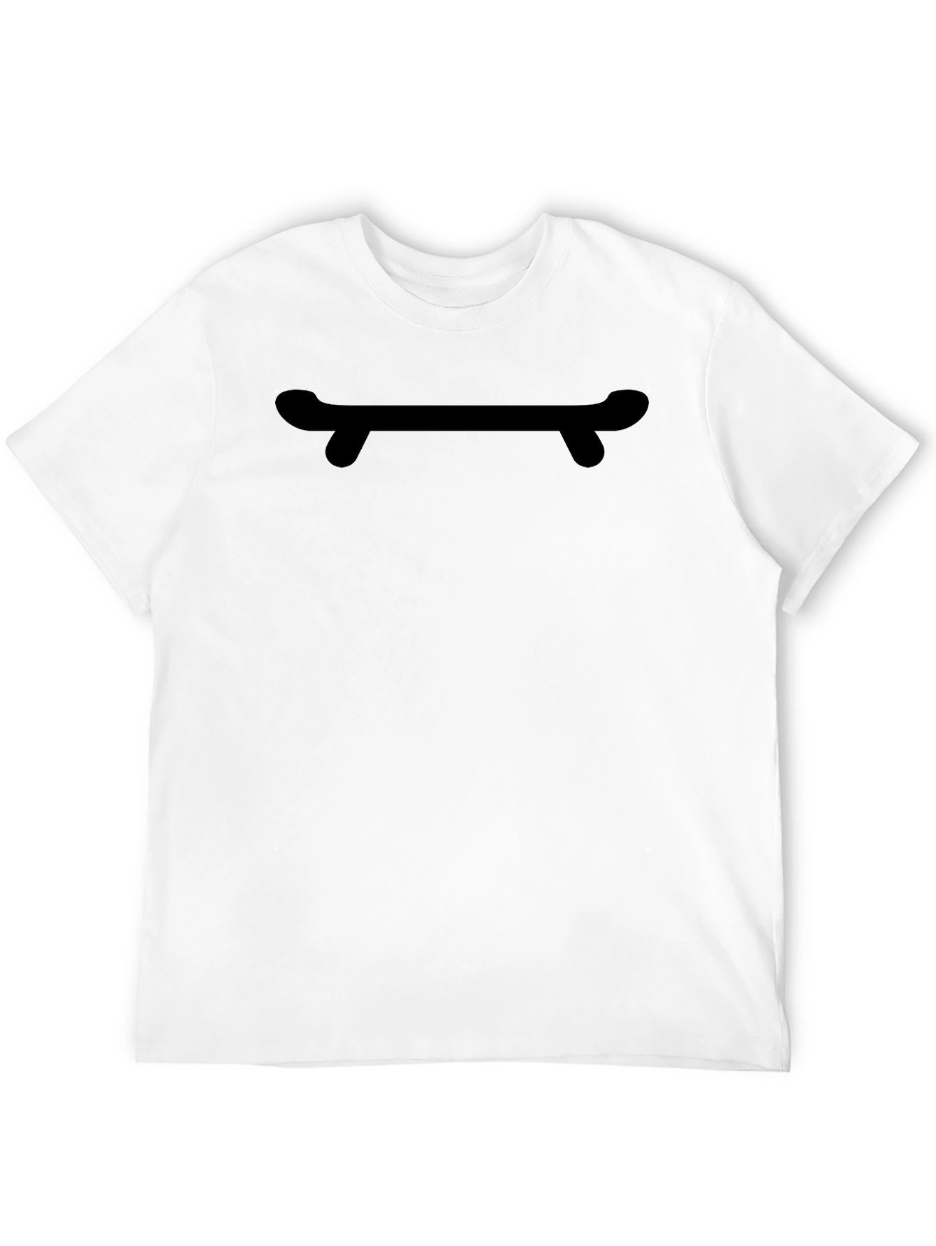 Black Skateboard Silhouette Black T-Shirt view 12