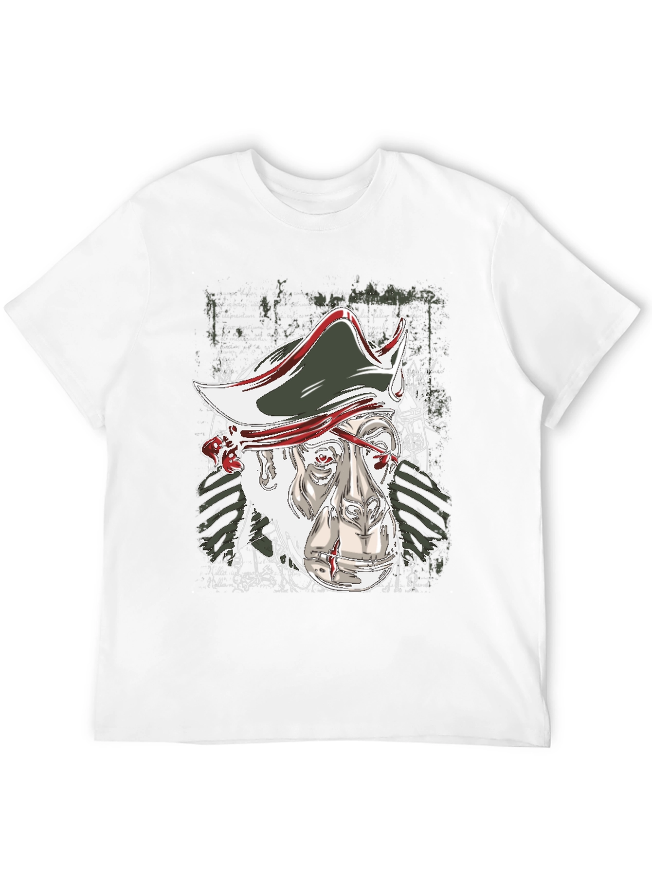 Black Pirate Monkey Graphic Tee view 12