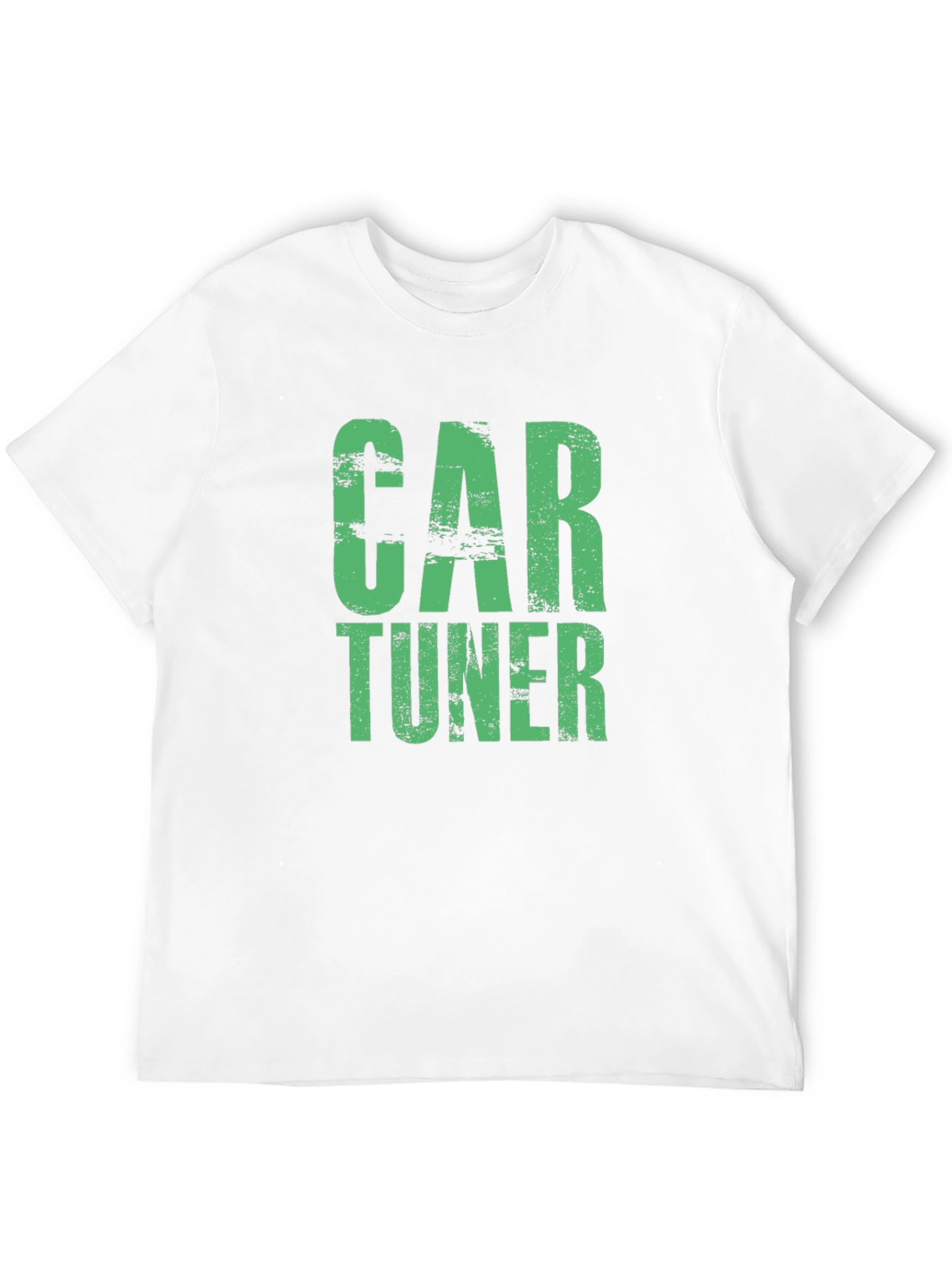 Black Car Tuner Distressed Graphic Tee - Black Cotton Blend view 12