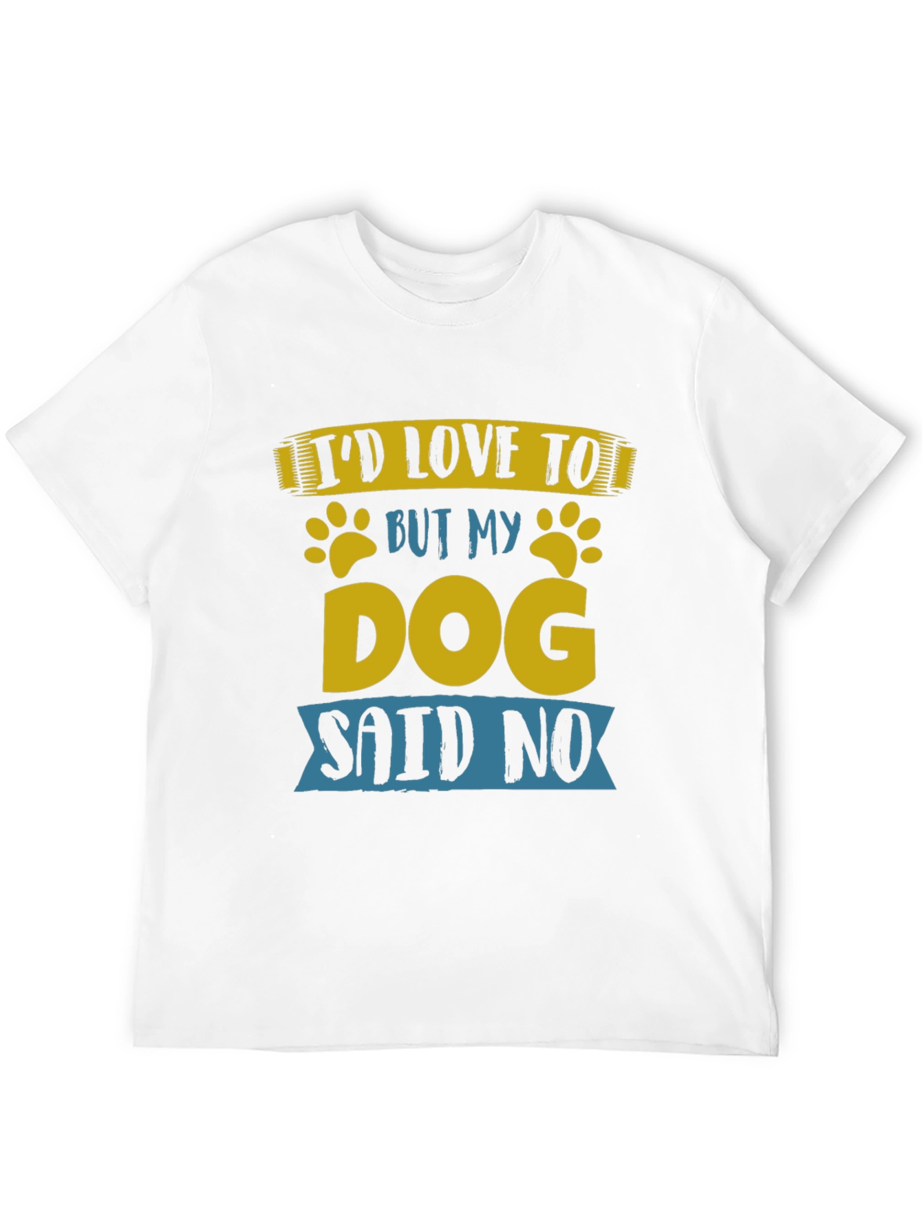 Black Funny Dog Lover T-Shirt - My Dog Said No view 12